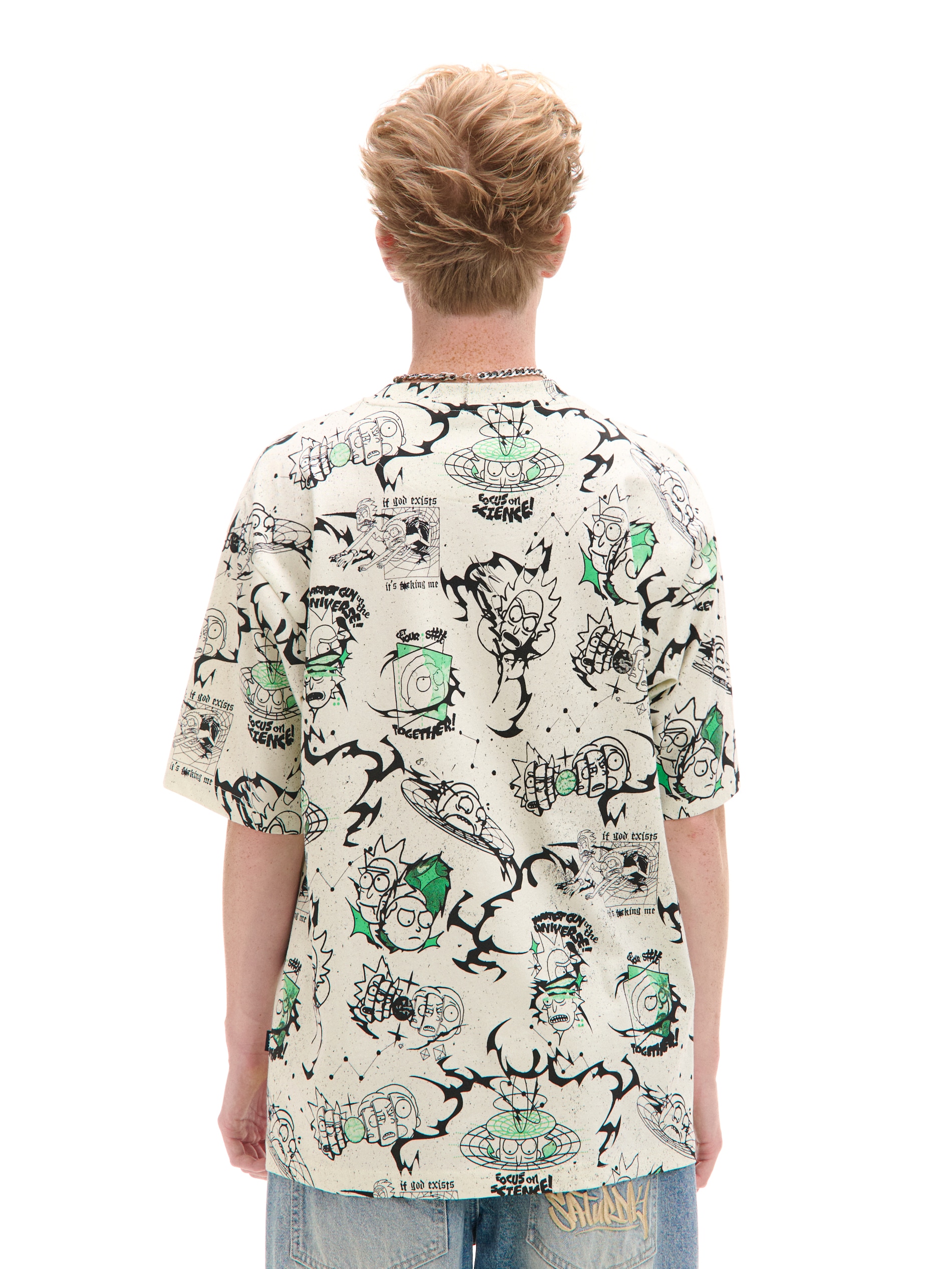 Cropp - Camiseta Estampada Rick And Morty - Turquesa Pálido