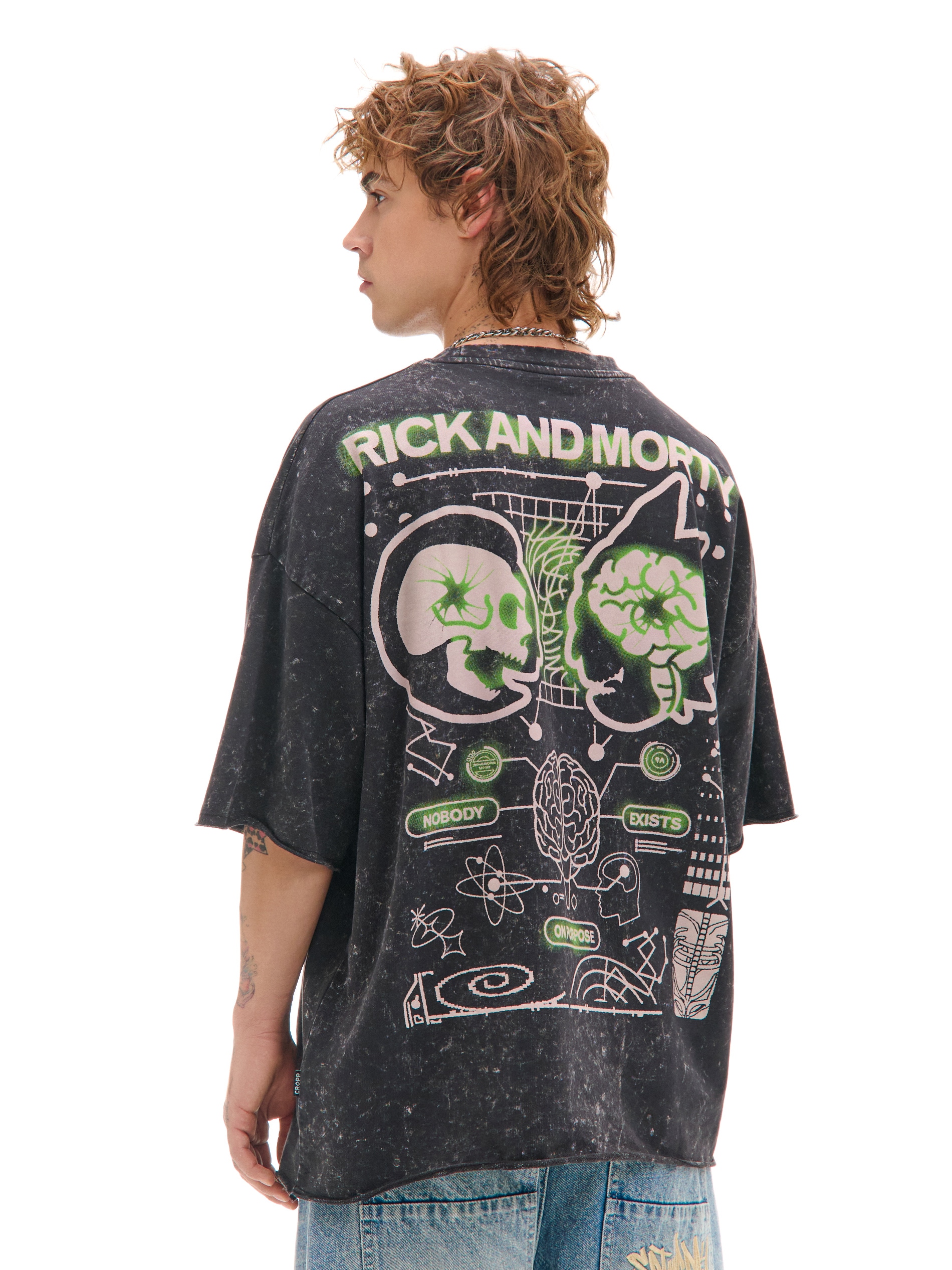 Cropp - Tricou Negru Cu Imprimeu Rick And Morty - Negru