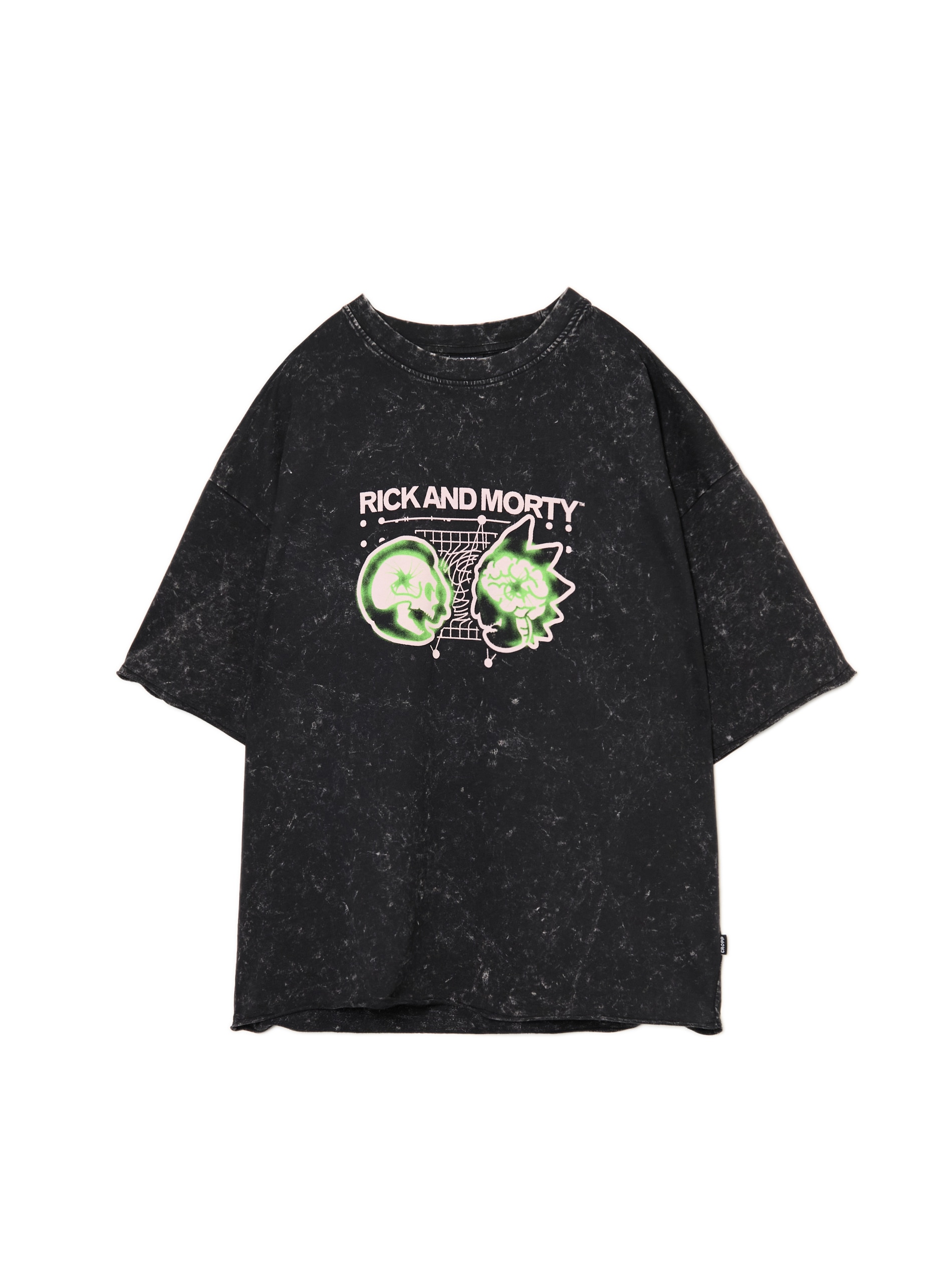 Cropp - Tricou Negru Cu Imprimeu Rick And Morty - Negru