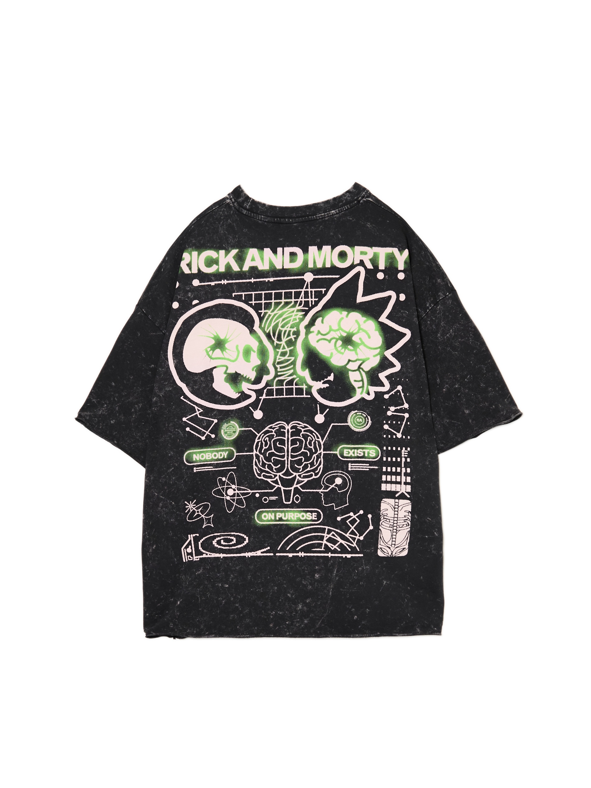 Cropp - Tricou Negru Cu Imprimeu Rick And Morty - Negru