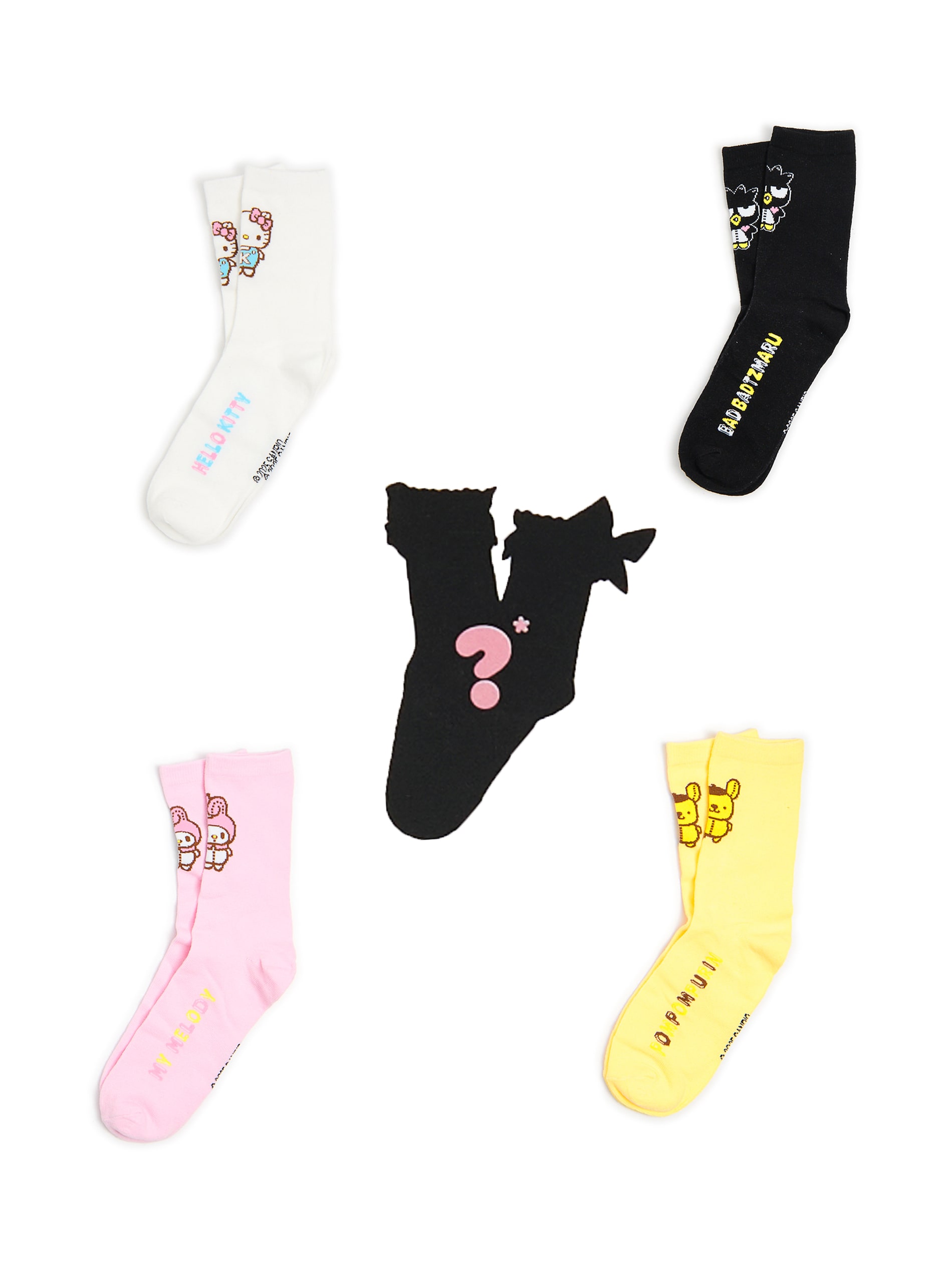 Cropp - BLINDBOX Zokni Hello Kitty and Friends - többszínű termék 2. képe