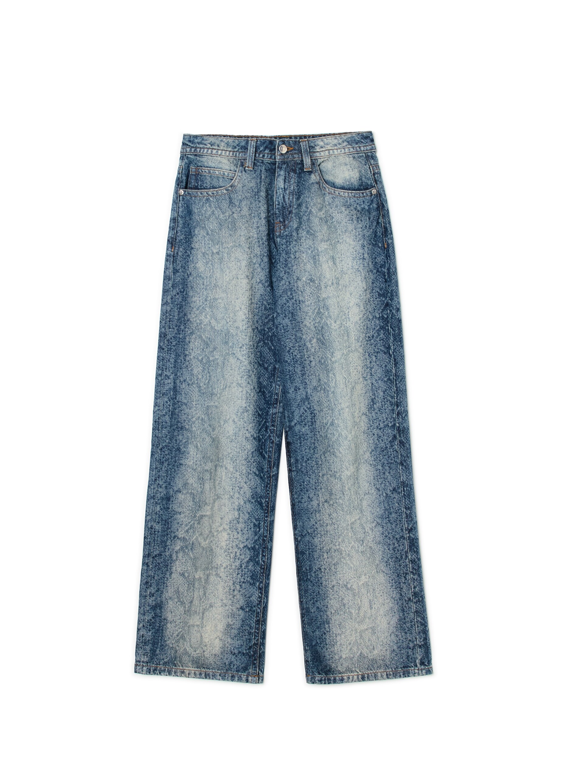 Cropp - Baggy Trousers - Azul