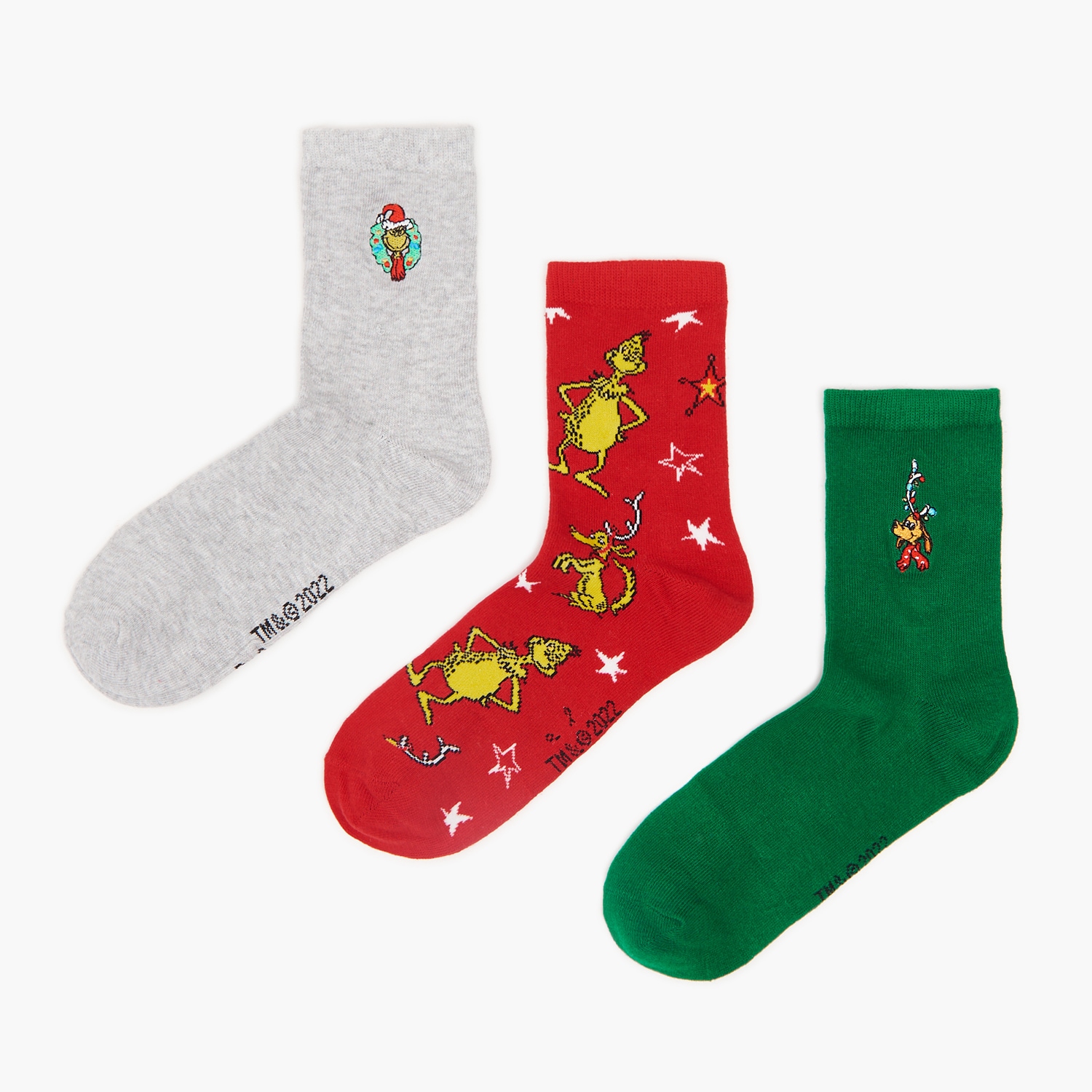 Cropp - Șosete de crăciun cu grinch - multicolor