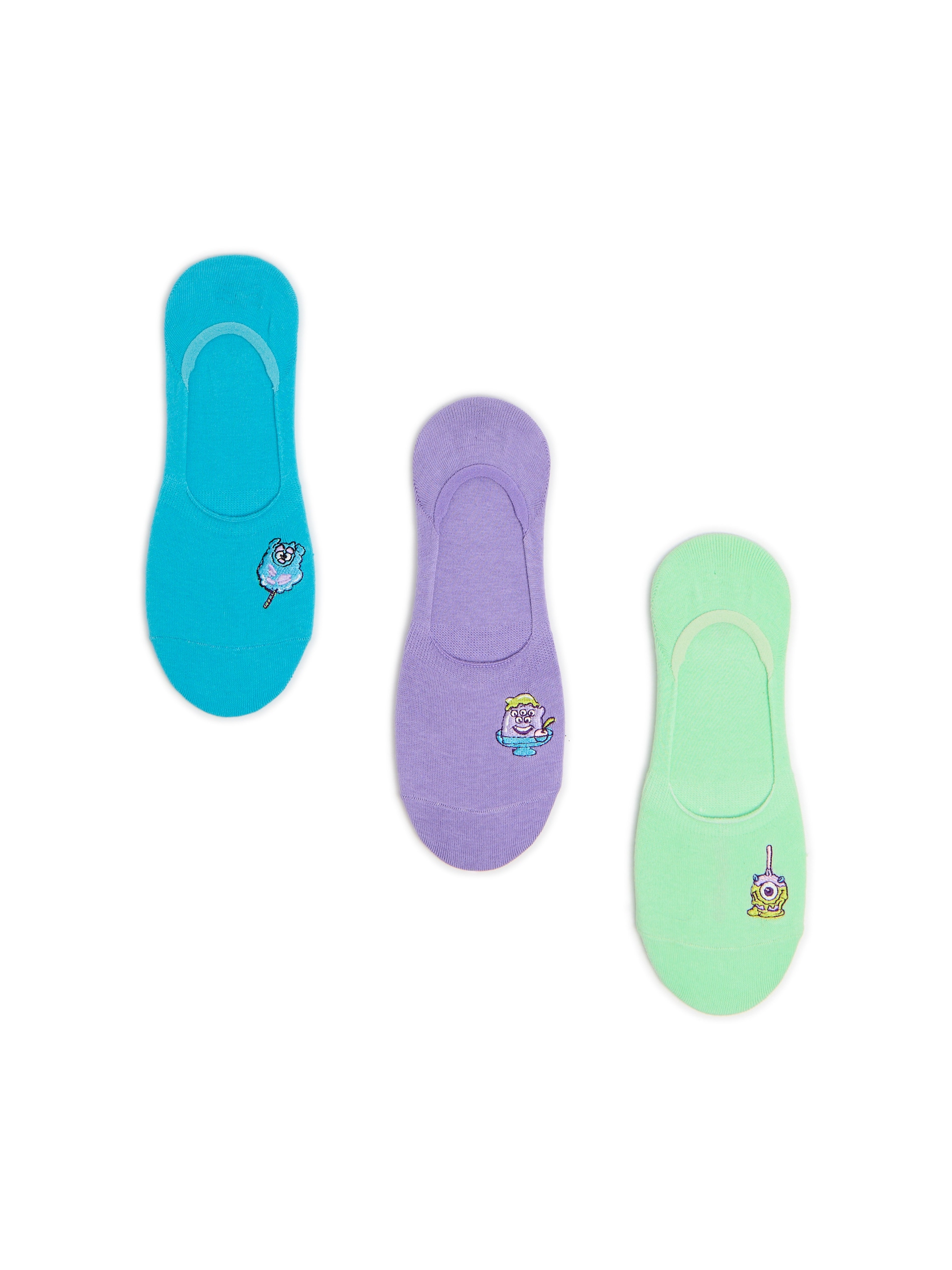 Cropp - 3 pár titokzokni Monsters, Inc. - többszínű termék 2. képe