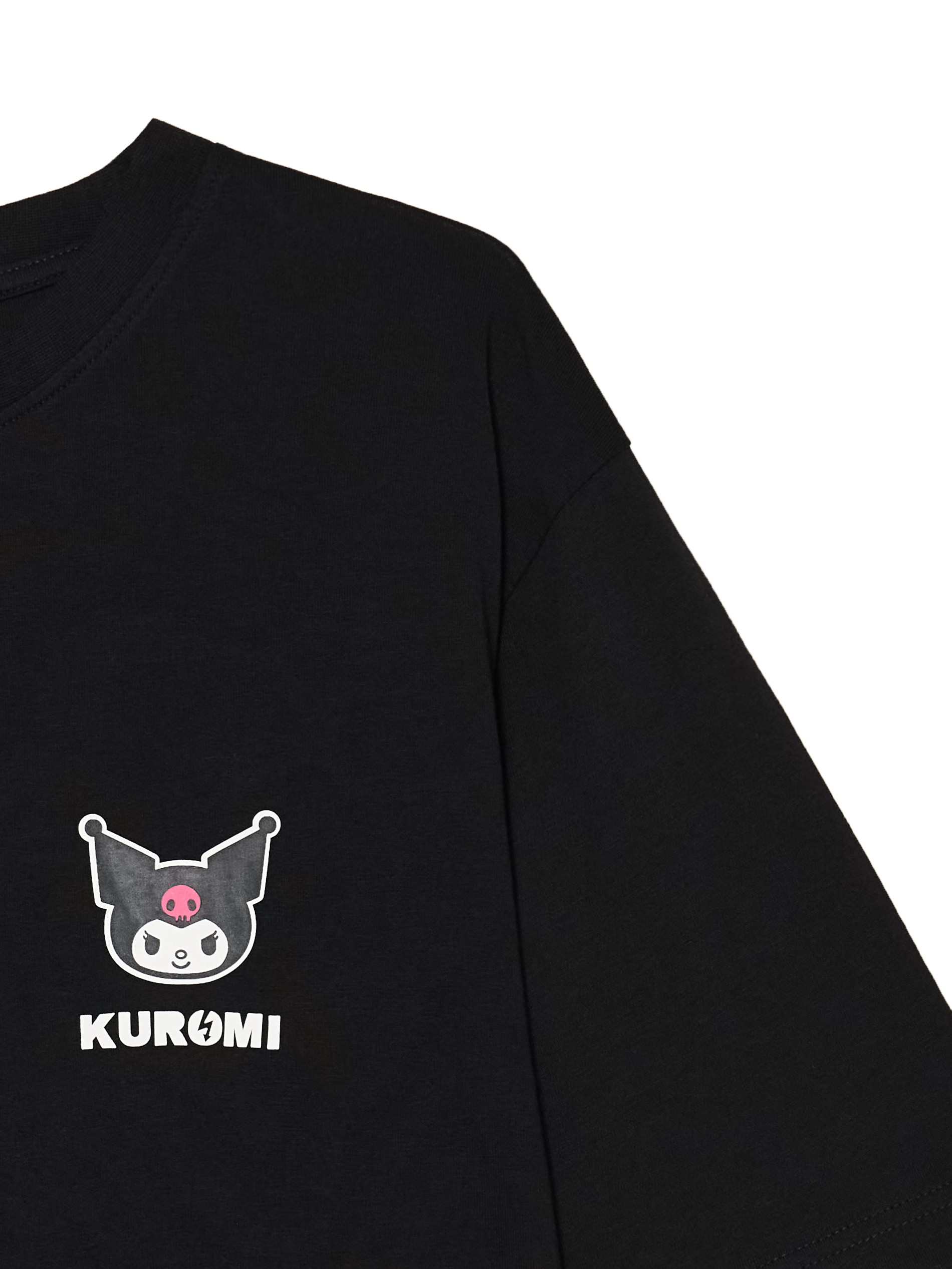 Cropp - Camiseta Negra Con Estampado Kuromi - Negro