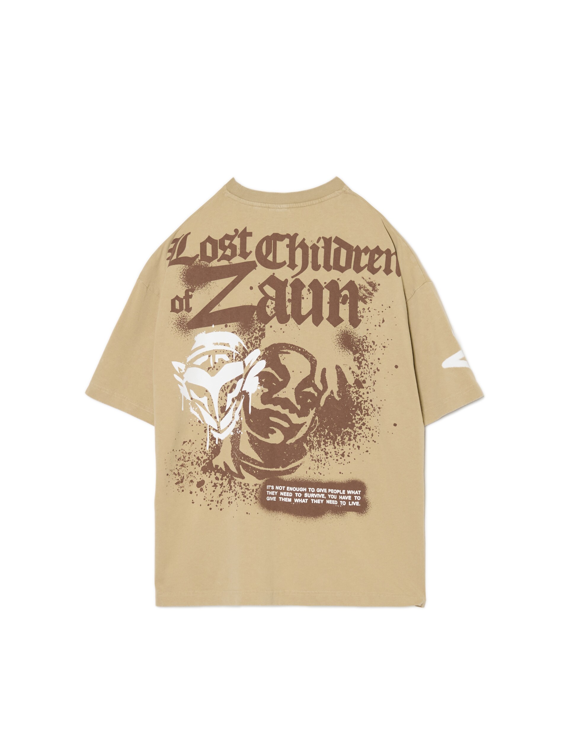 Cropp - Camiseta Estampada Arcane - Beige