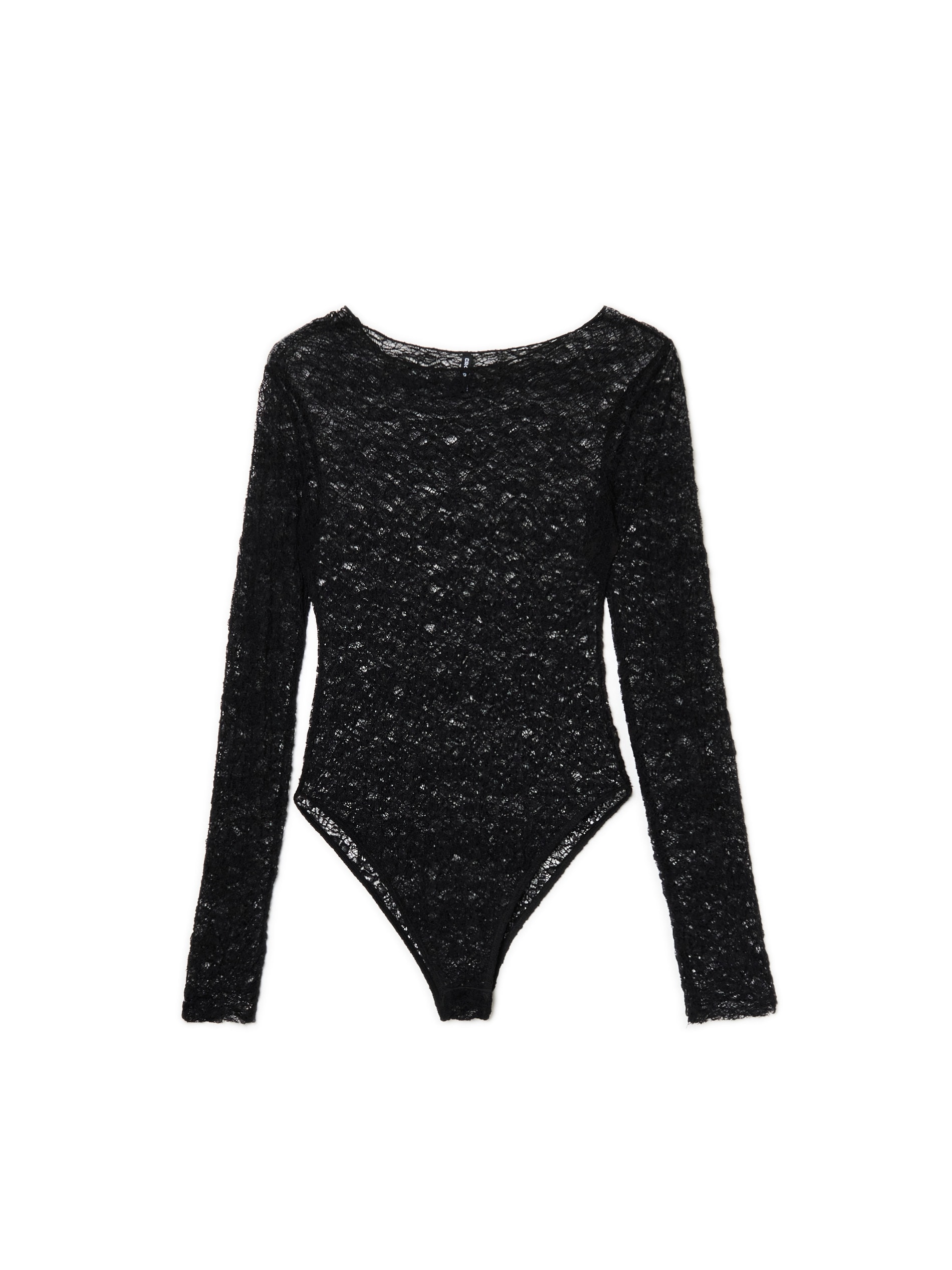 Cropp - Body De Encaje - Negro