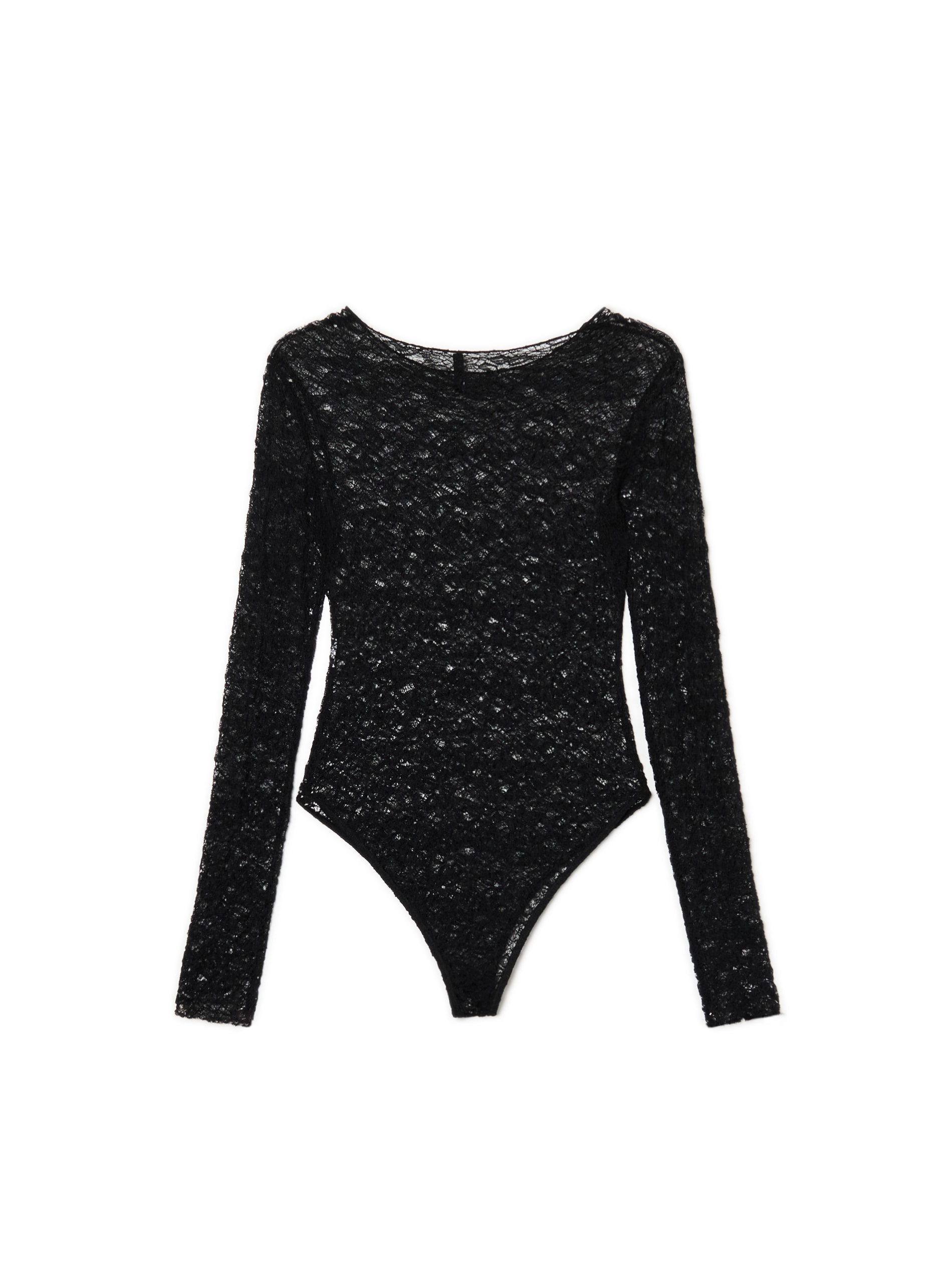 Cropp - Body De Encaje - Negro