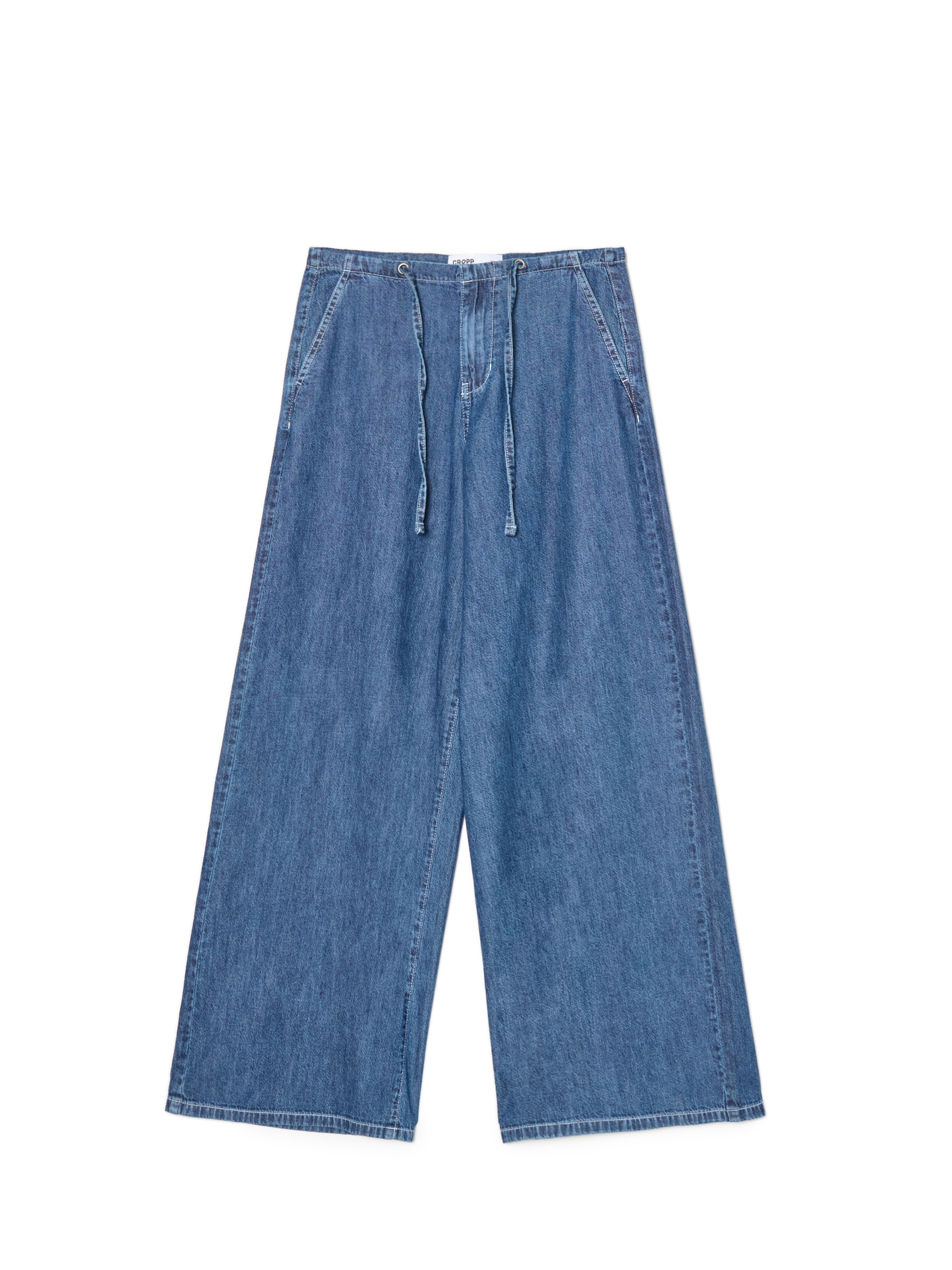 Cropp - Bő szárú farmer - tengerészkék termék 2. képe