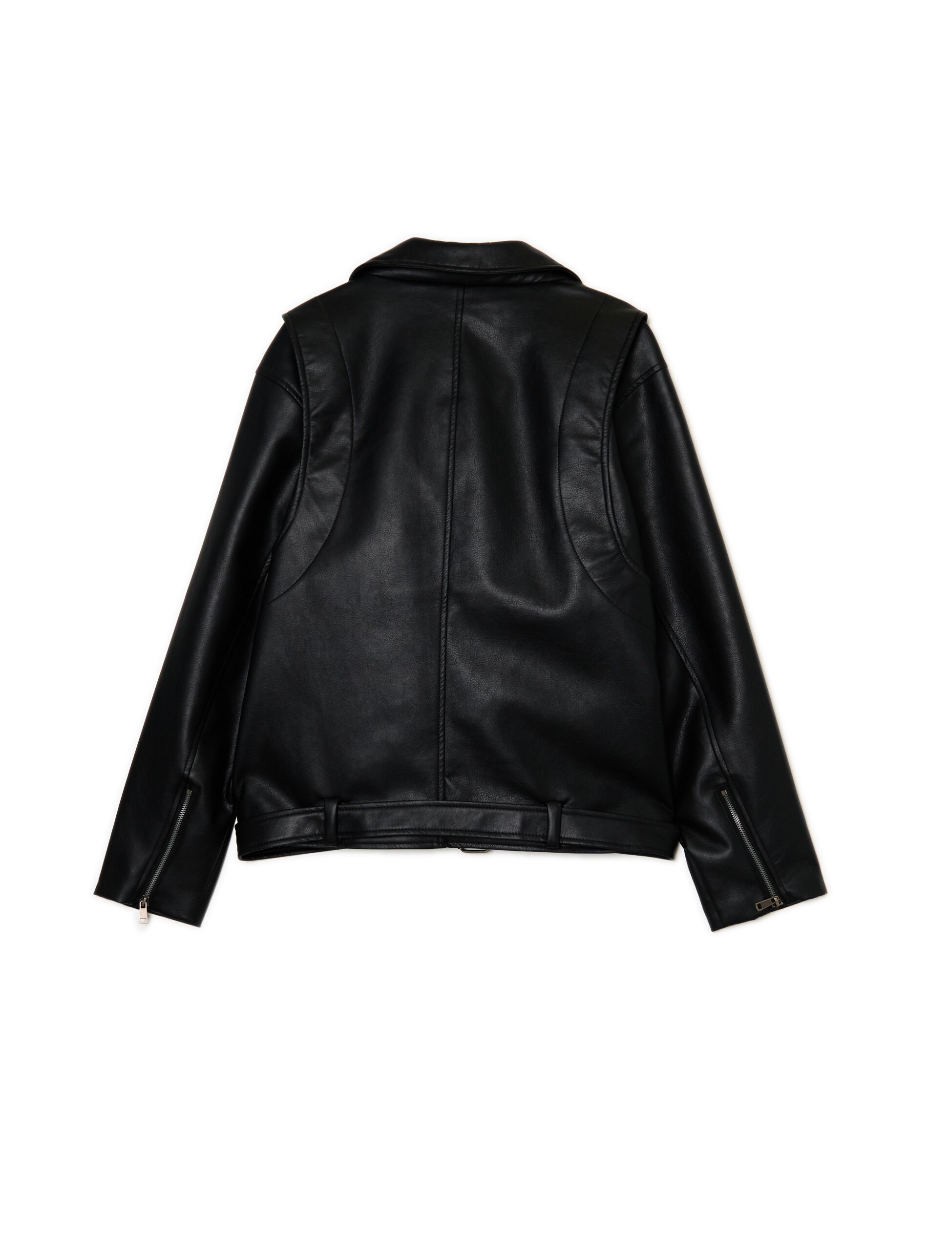 Cropp - Chaqueta Roquera En Polipiel - Negro