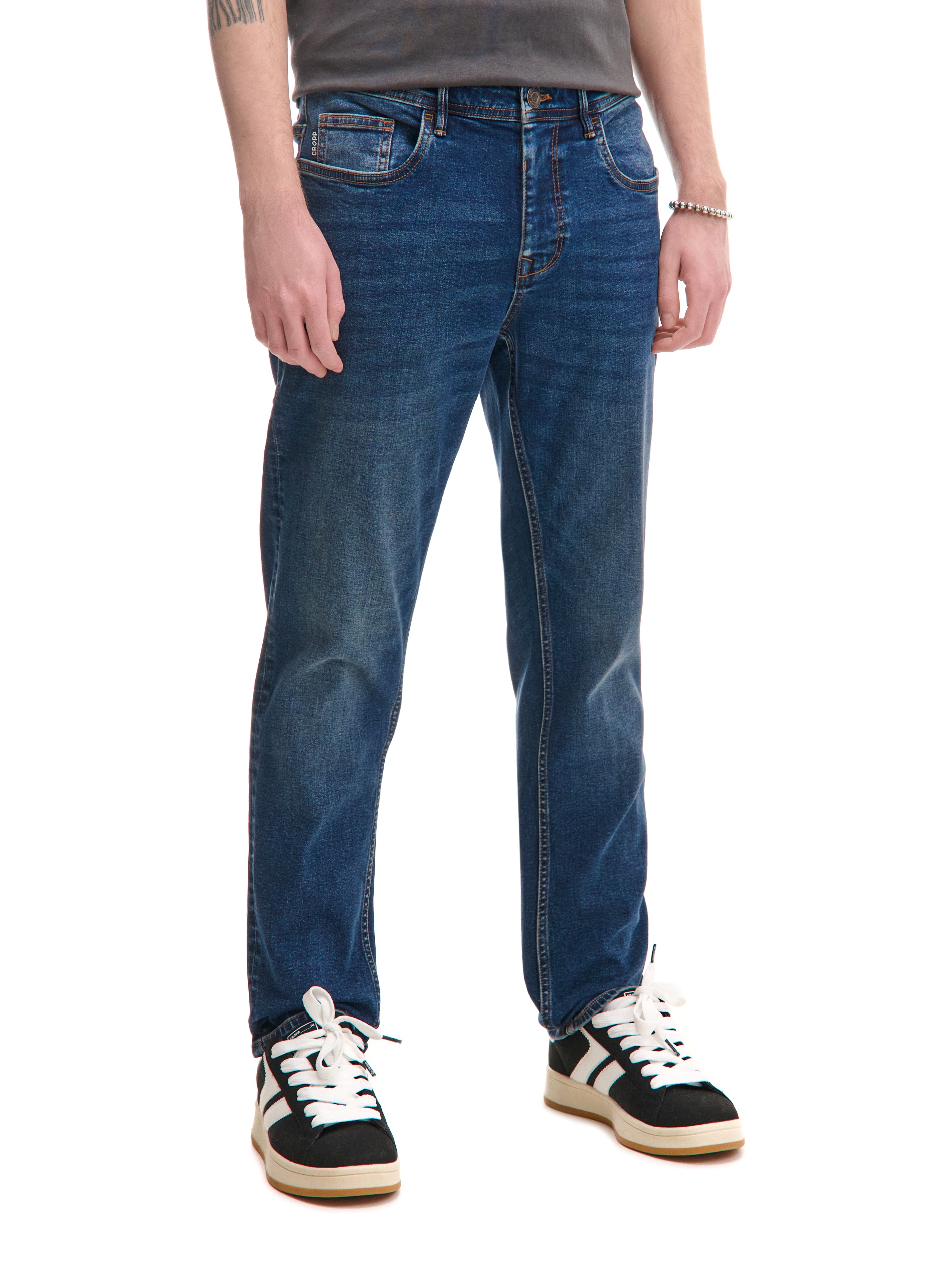 Cropp - Slim fit farmer - tengerészkék termék 2. képe