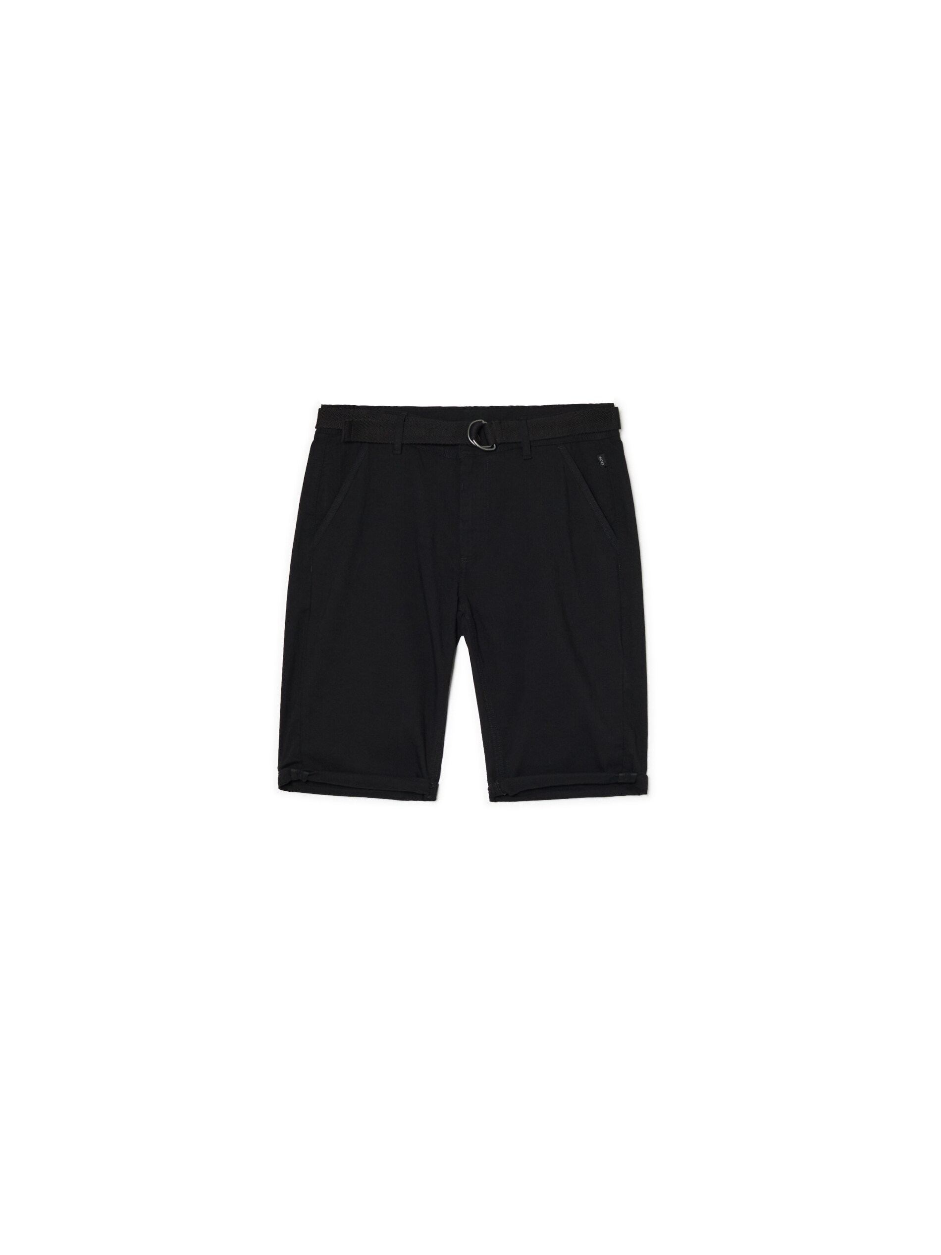 Cropp - Shorts Mit Gürtel - Schwarz