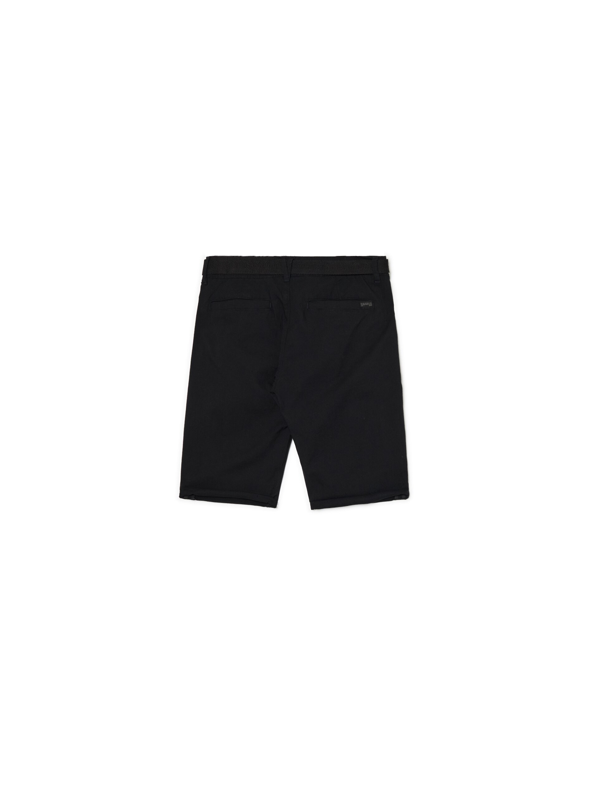 Cropp - Shorts Mit Gürtel - Schwarz