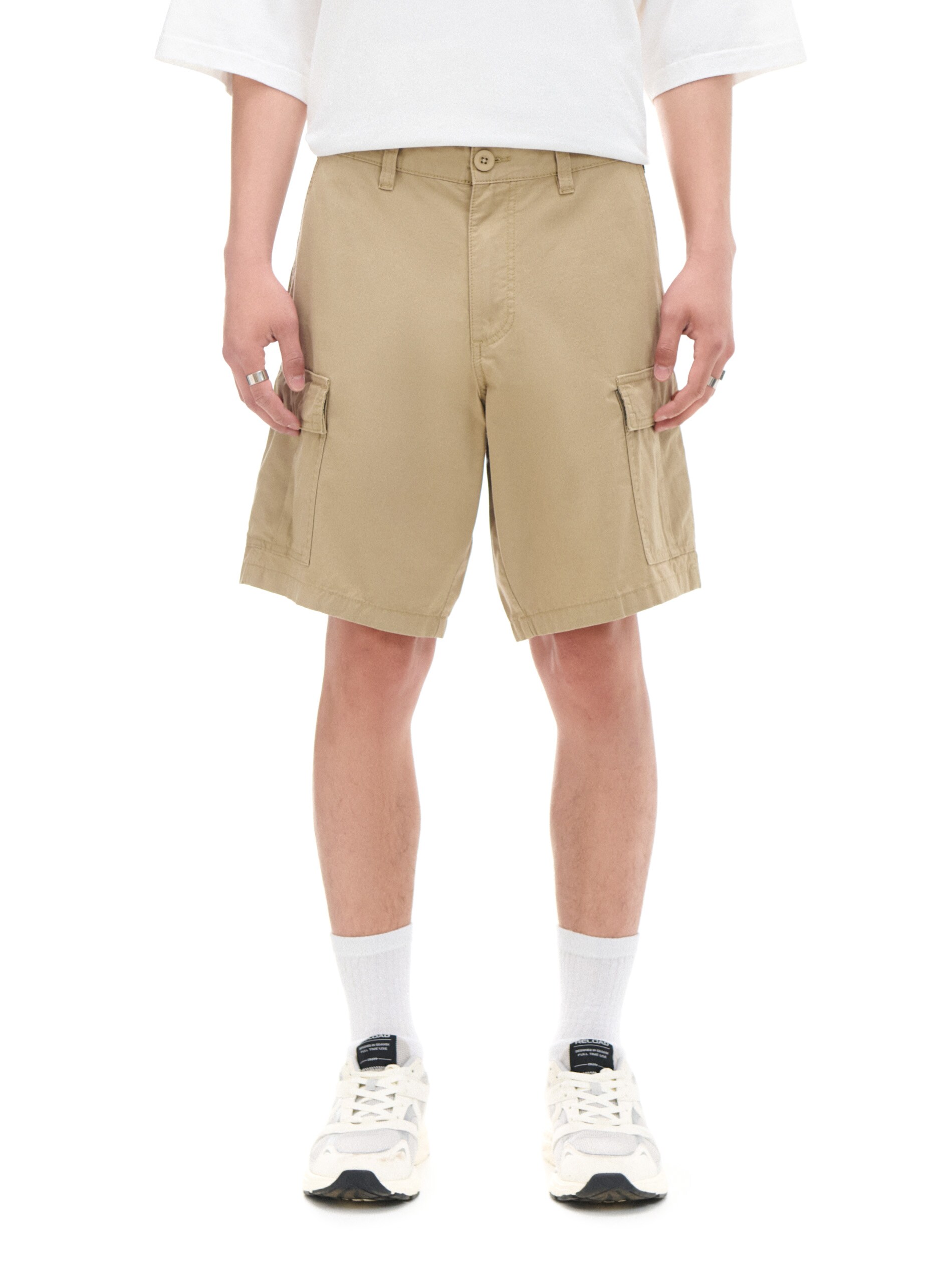 Cropp - Cargo-Shorts Aus Baumwolle - Beige