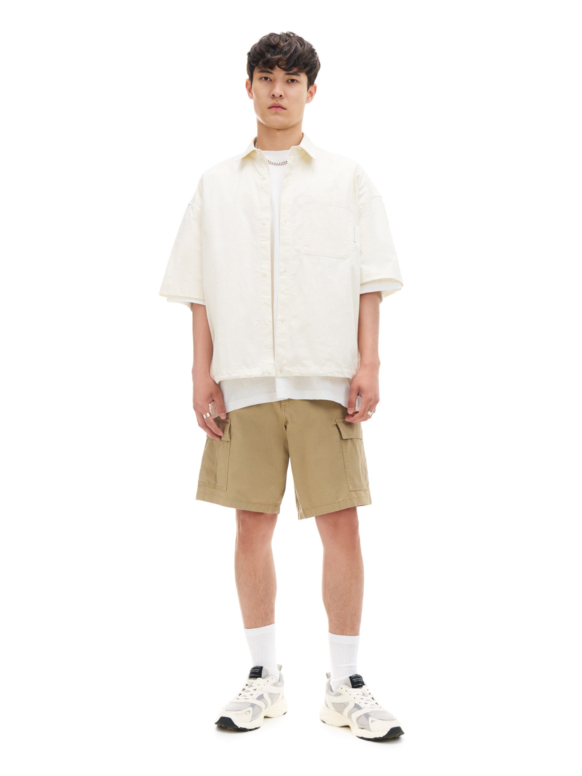 Cropp - Cargo-Shorts Aus Baumwolle - Beige