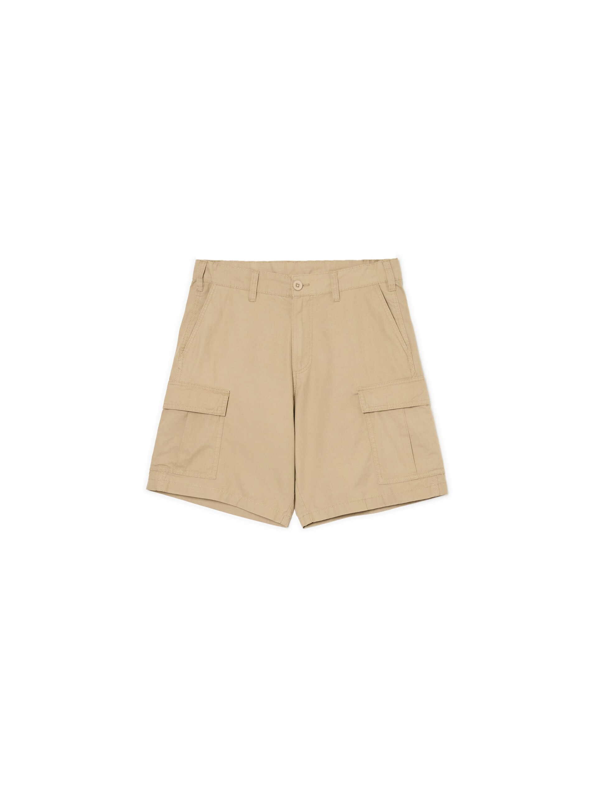 Cropp - Cargo-Shorts Aus Baumwolle - Beige