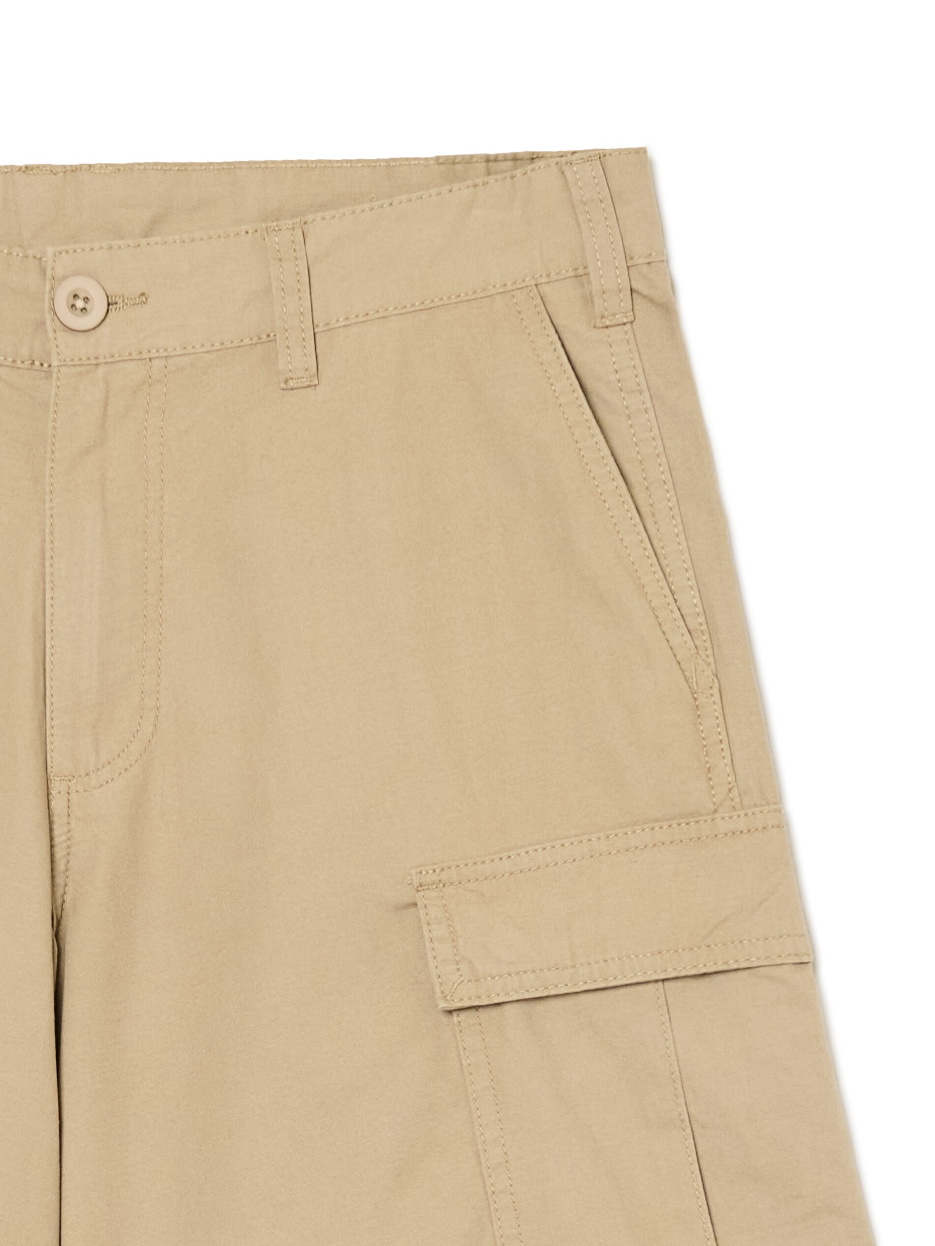 Cropp - Cargo-Shorts Aus Baumwolle - Beige