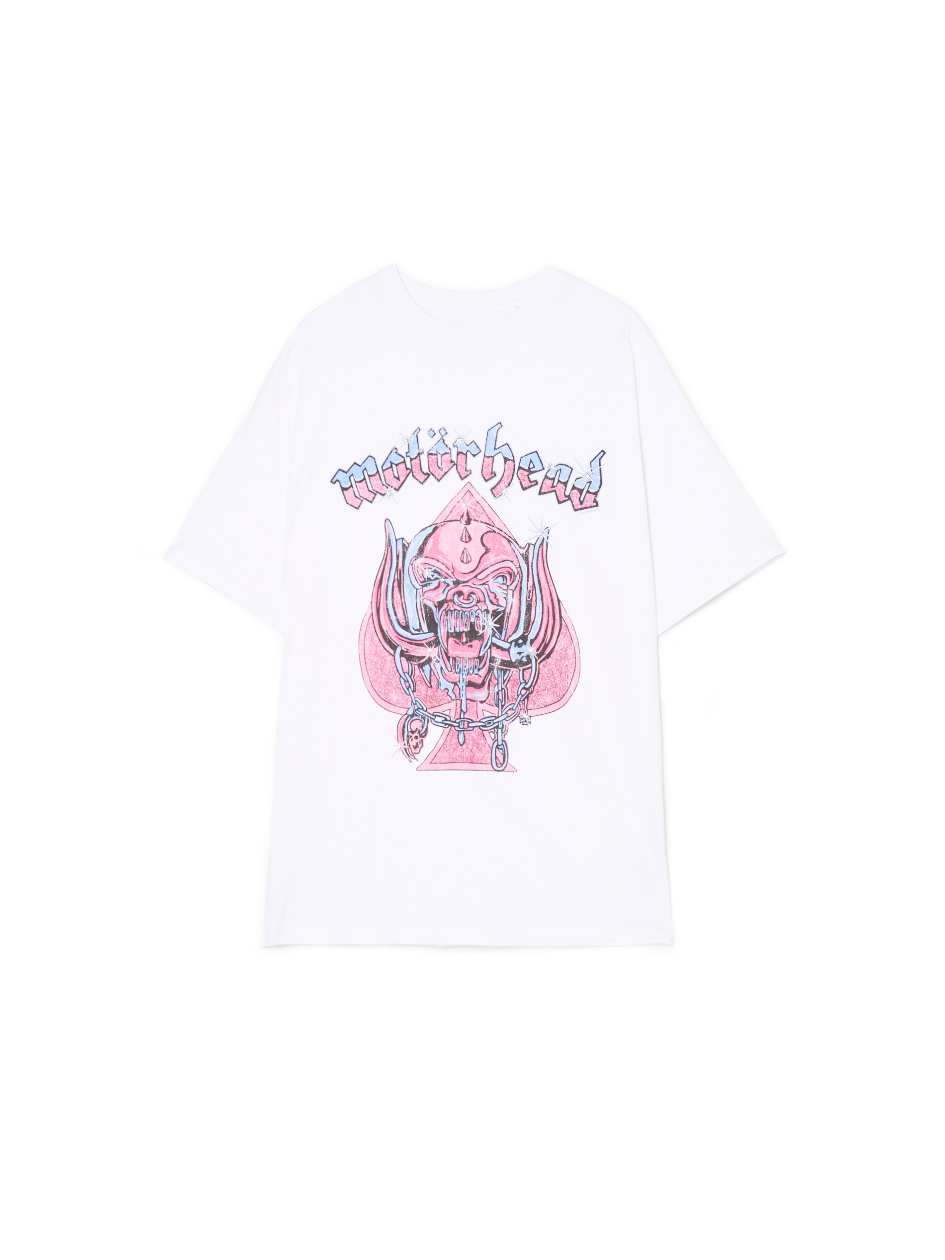 Cropp - Nyomott mintás fehér póló Motörhead - fehér termék 2. képe