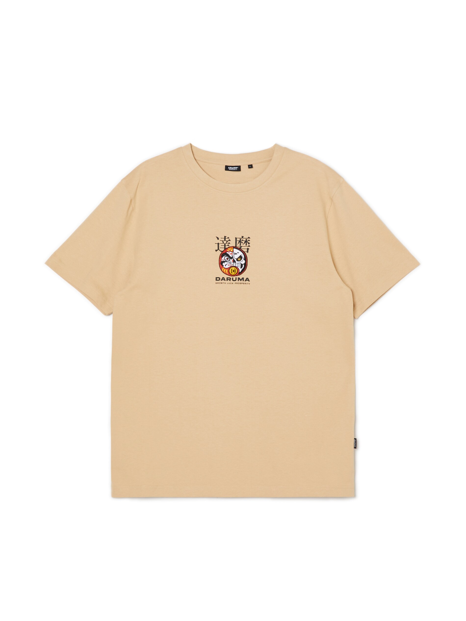 Cropp - T-Shirt Mit Stickerei - Beige