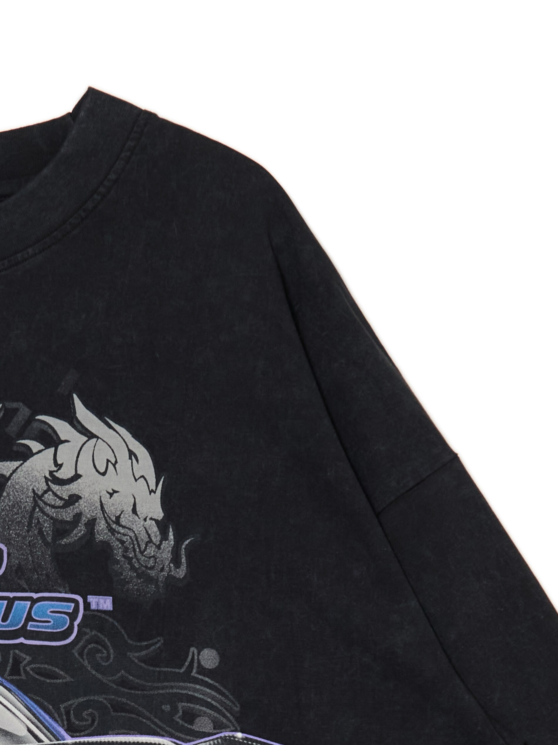 Cropp - T-Shirt Mit Aufdruck Fast & Furious - Schwarz