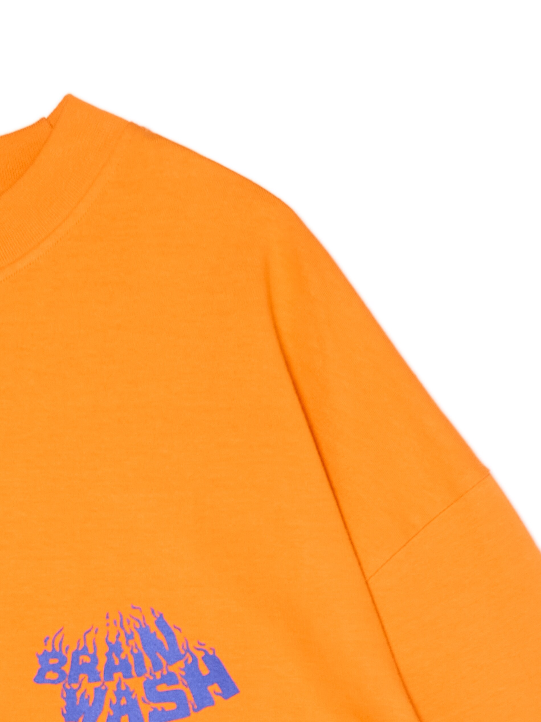 Cropp - T-Shirt Mit Aufdruck - Orange