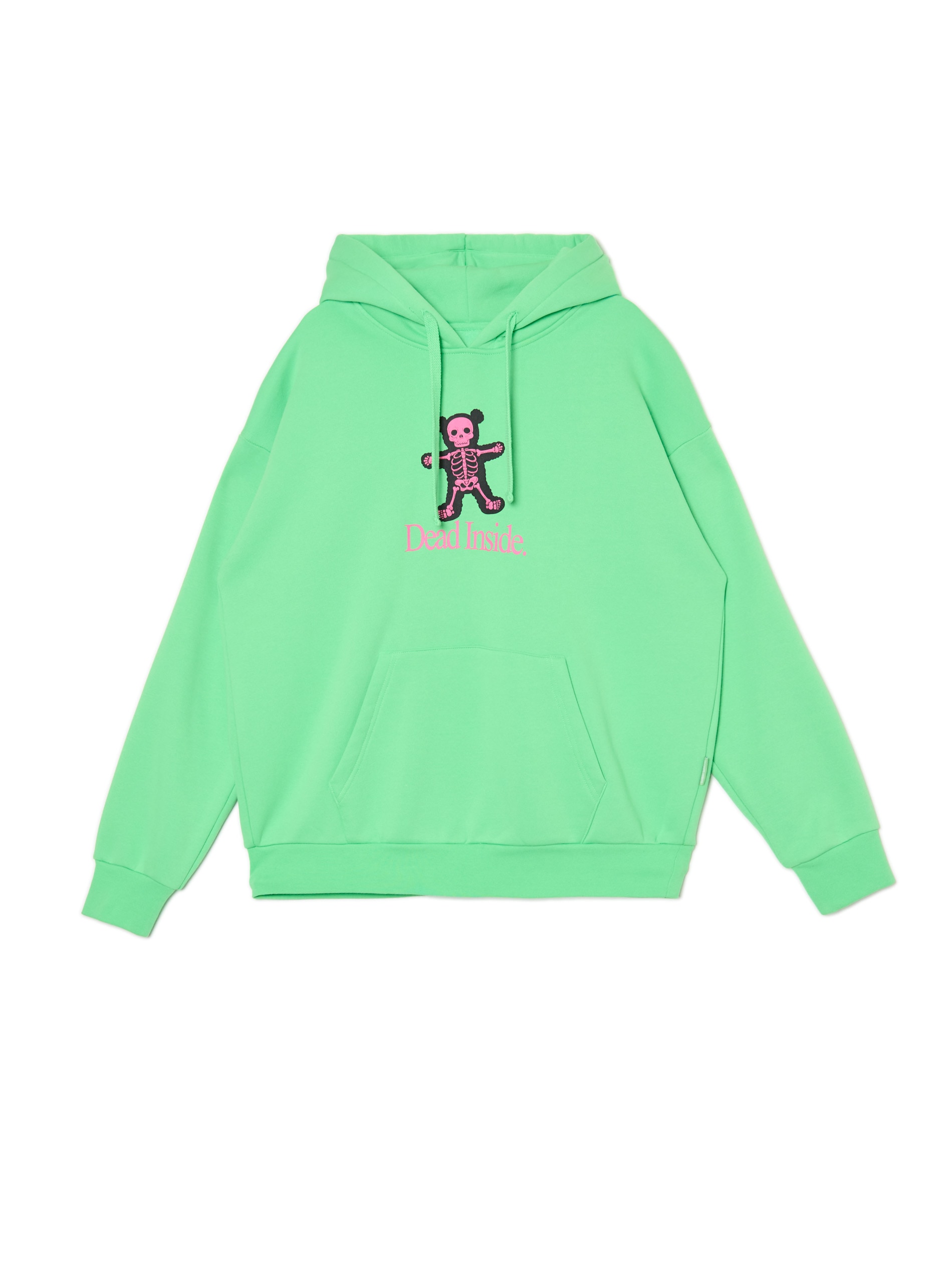 Cropp - Sweatshirt Mit Kapuze - Neongrün