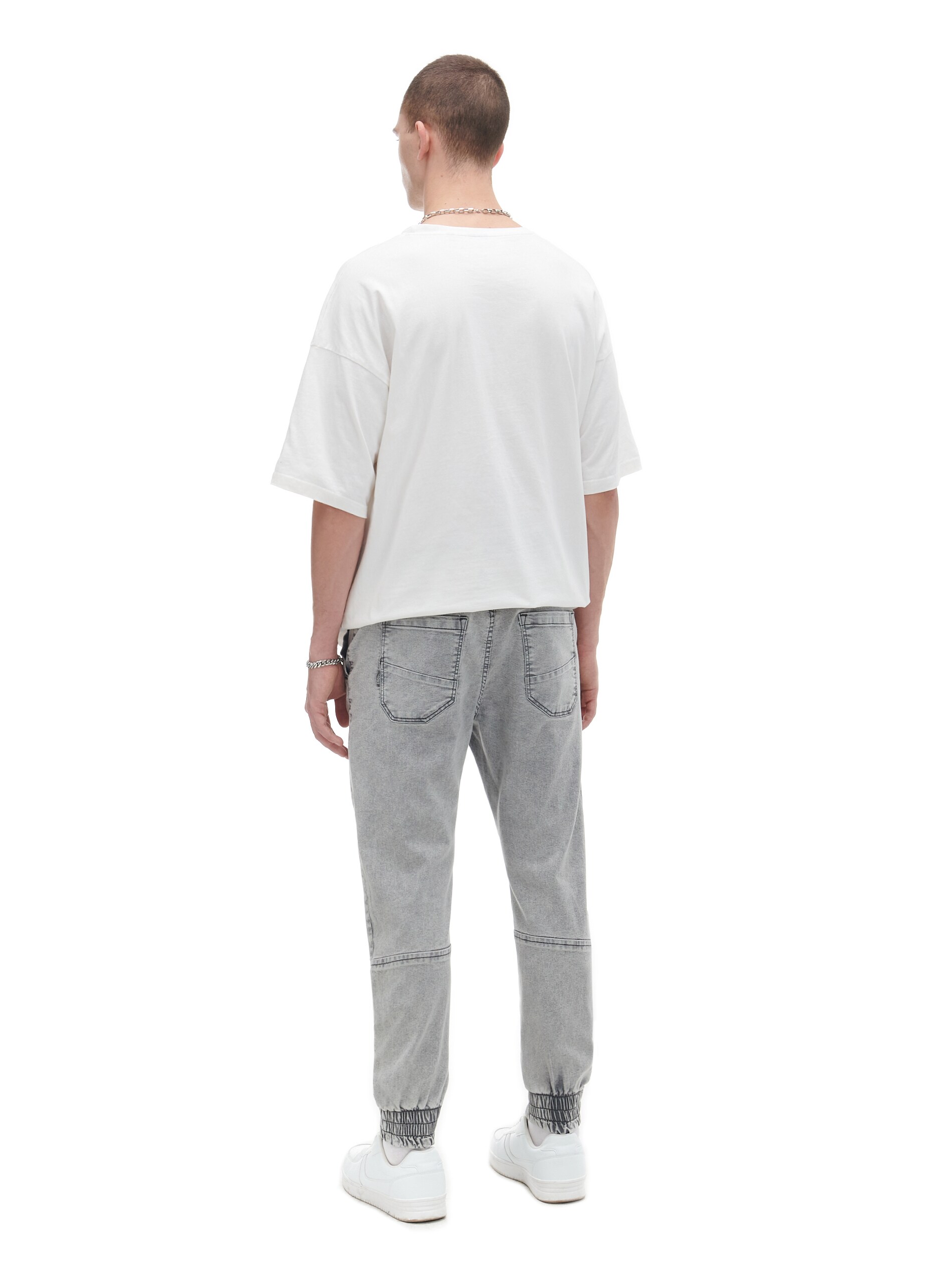 Cropp - Vaqueros Jogger - Gris Claro