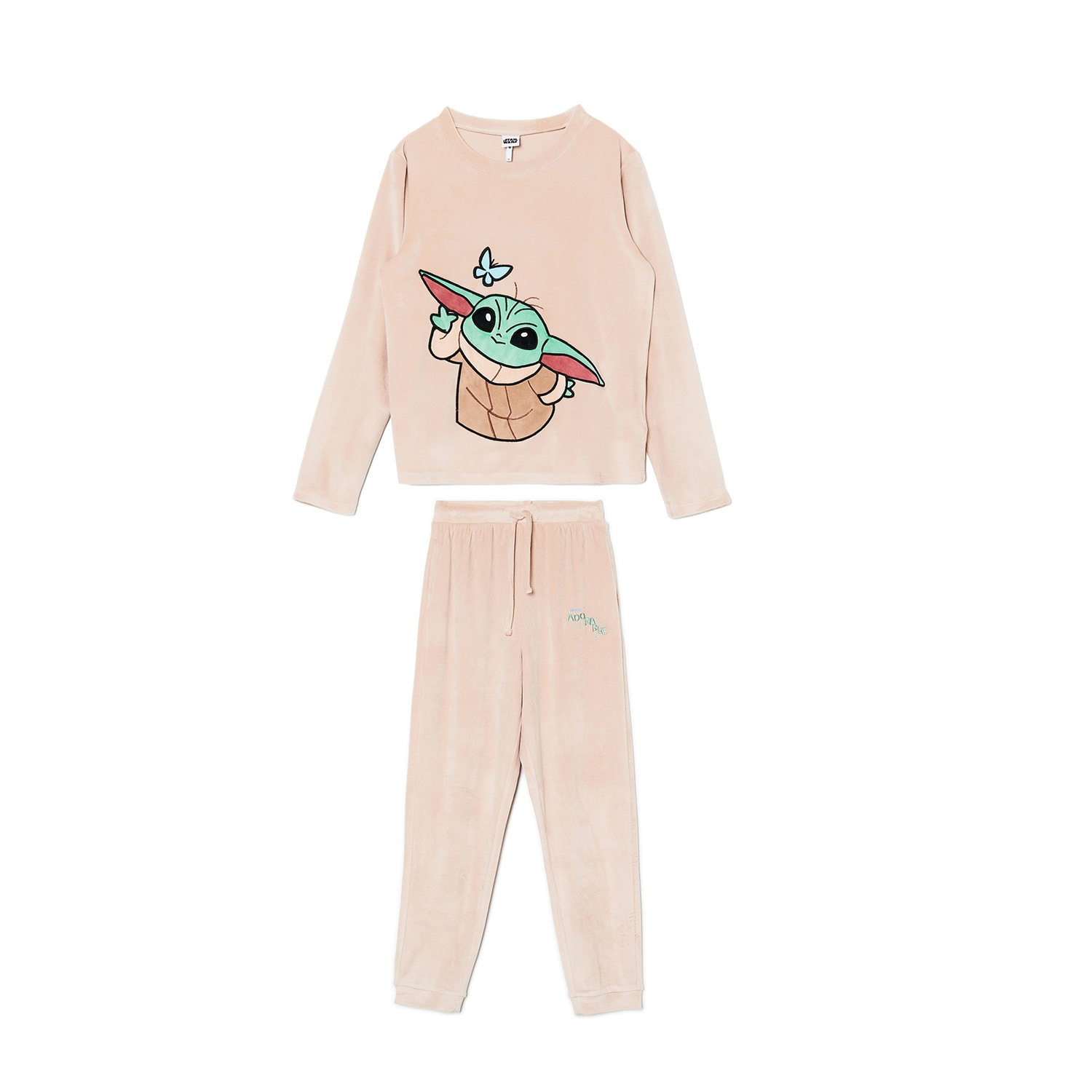 E-shop Cropp - Pyžamá Baby Yoda - Krémová