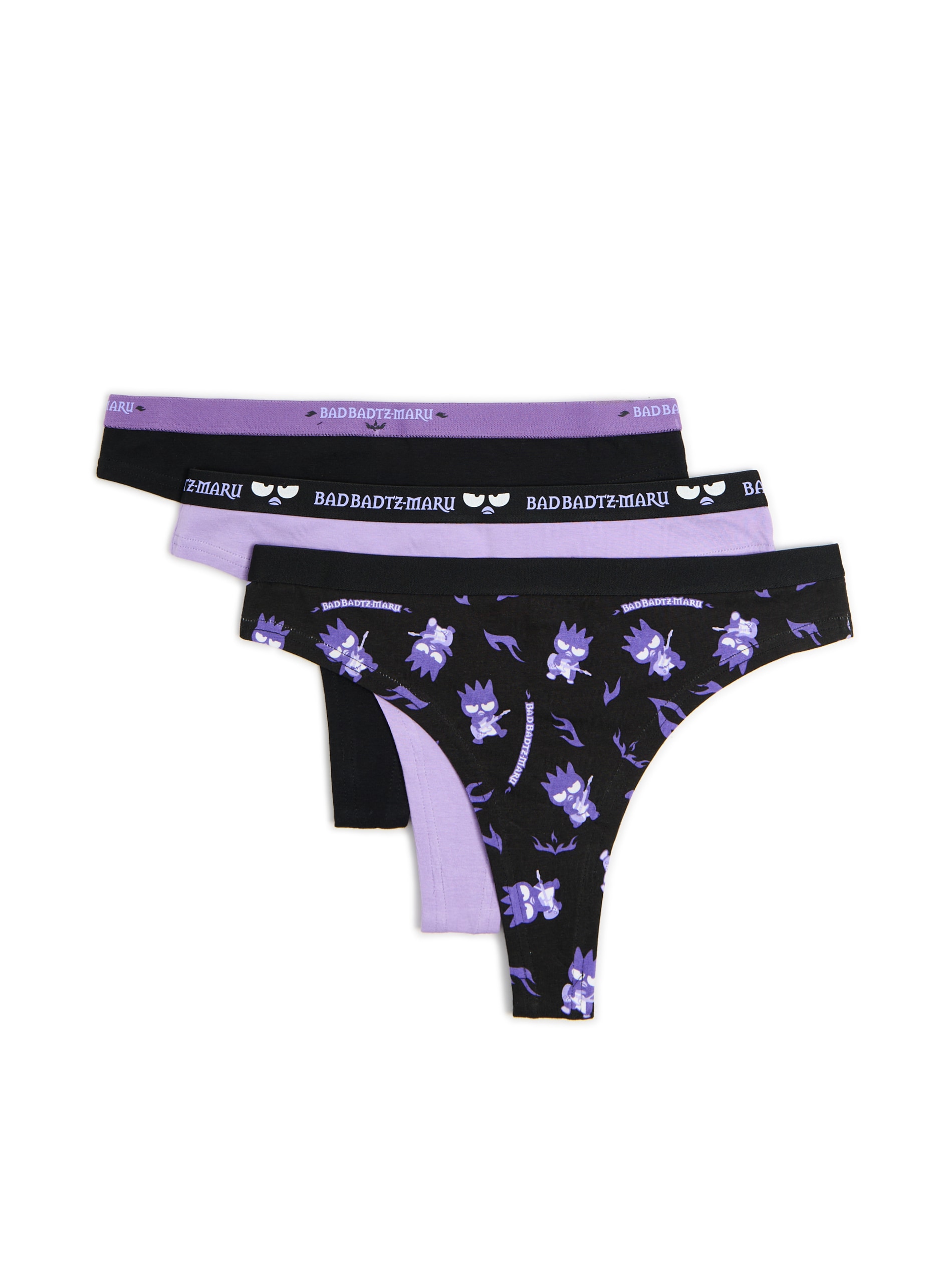 Cropp - 3 darab bugyi Bad Badtz-Maru - ibolyaszínű termék 2. képe