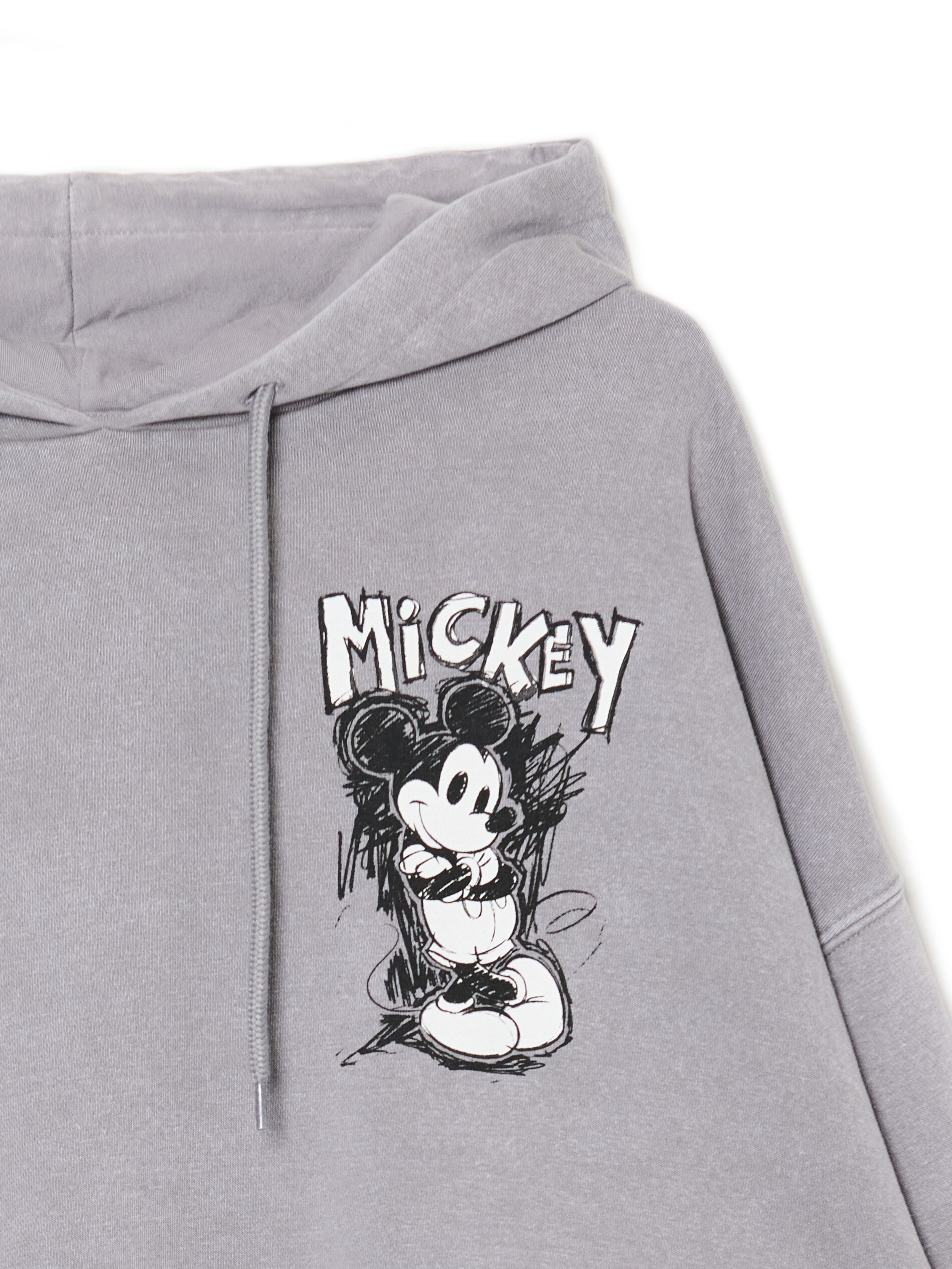 Cropp - Hanorac Cu Imprimeu Mickey Mouse - Gri Deschis