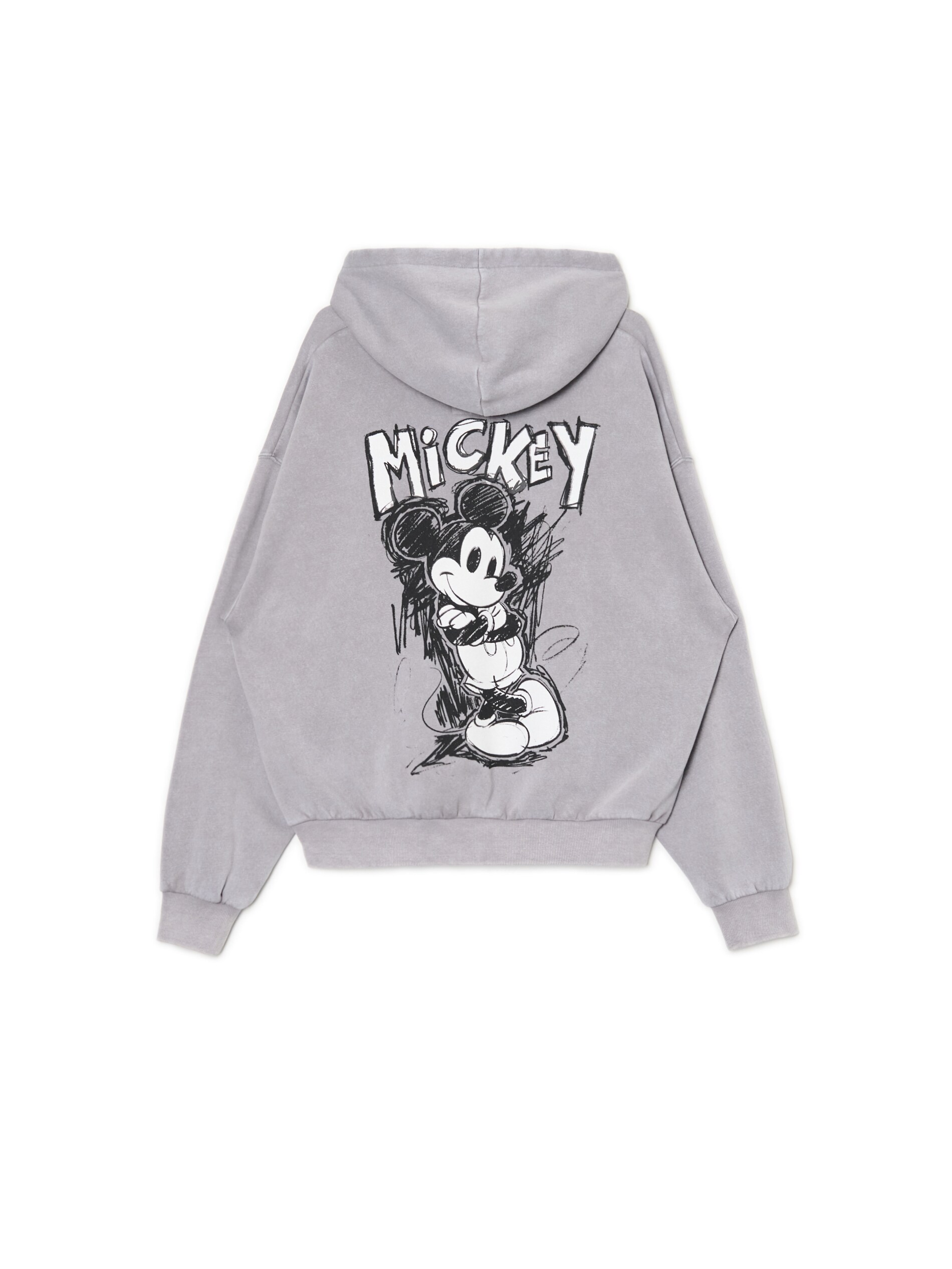 Cropp - Hanorac Cu Imprimeu Mickey Mouse - Gri Deschis