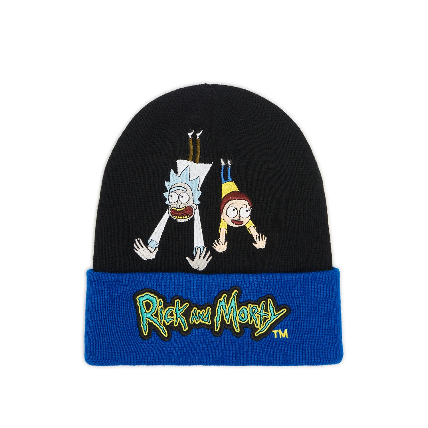 E-shop Cropp - Beanie čiapka Rick and Morty - Tmavomodrá