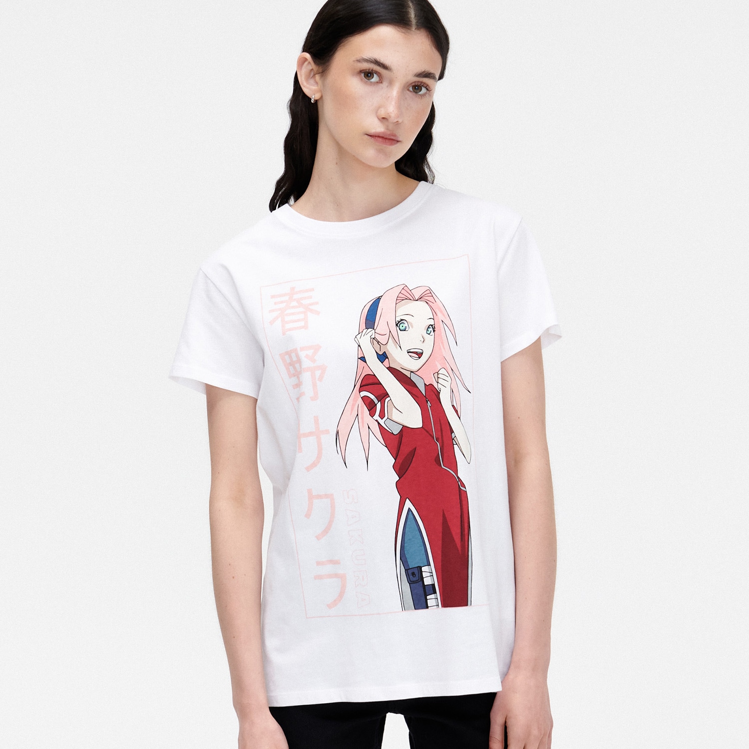 Cropp - tricou naruto - alb