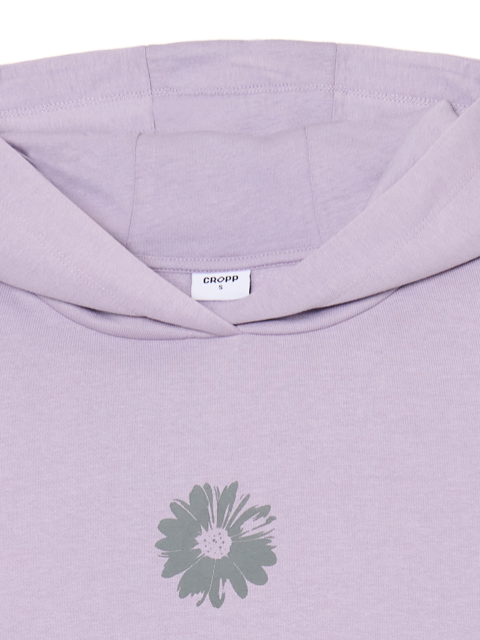 Cropp - Sudadera Con Capucha Y Estampado - Lavanda