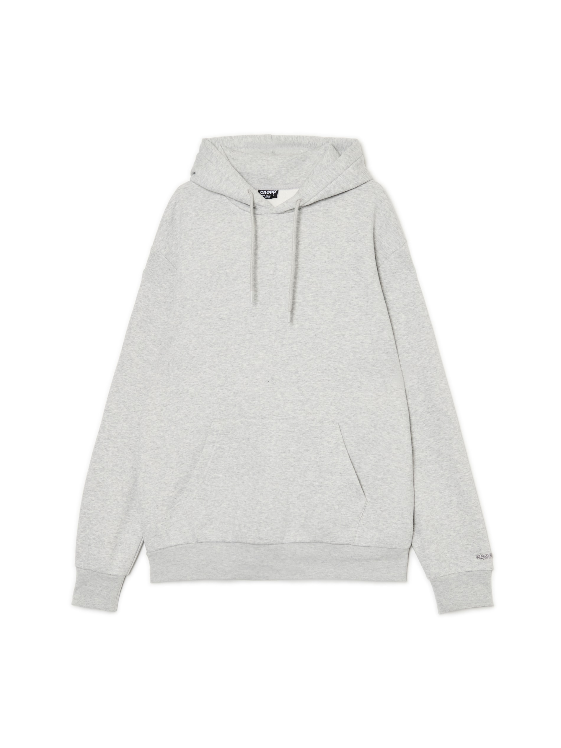 Cropp - Sudadera Con Capucha Lisa - Gris Claro