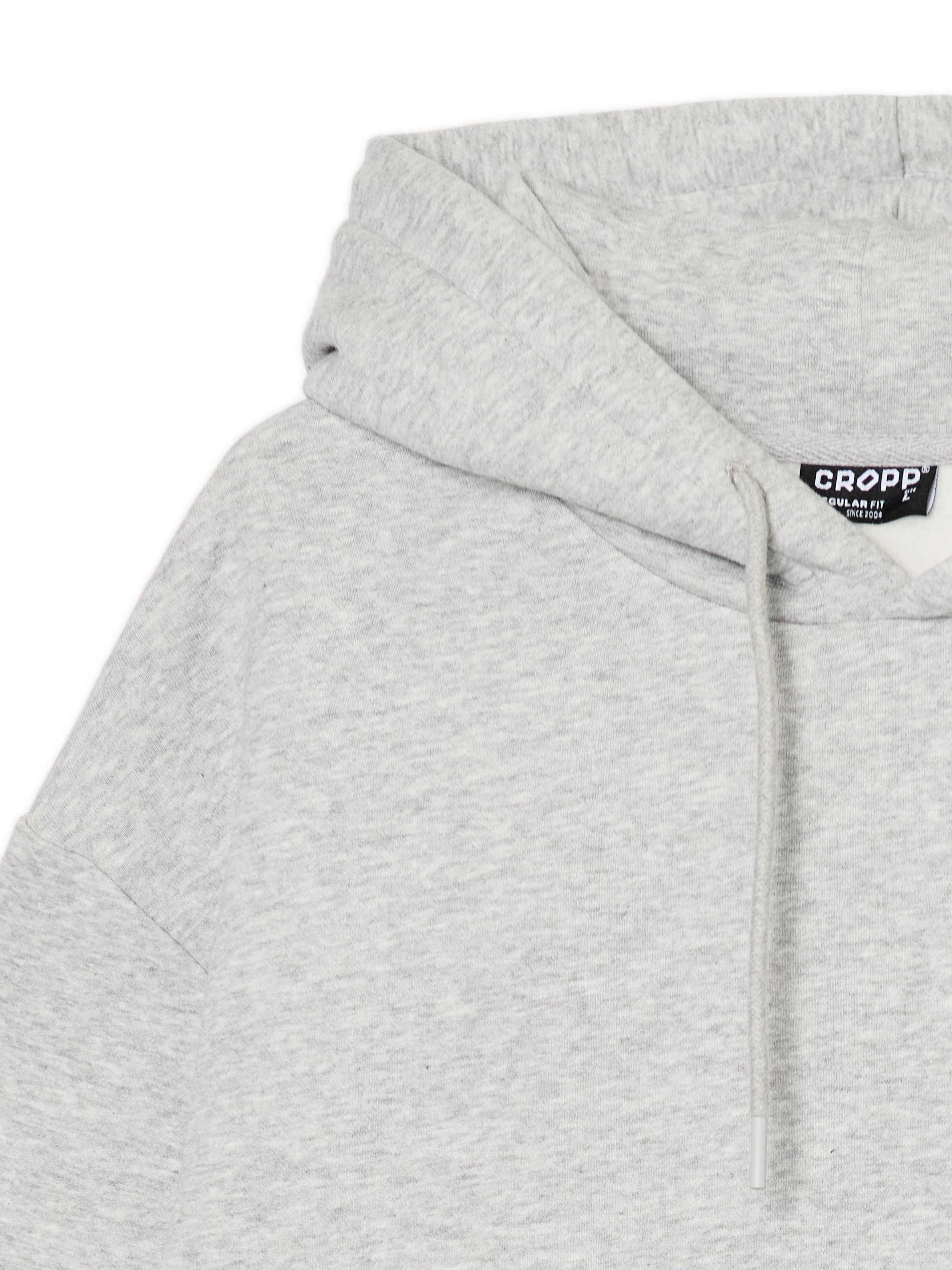 Cropp - Sudadera Con Capucha Lisa - Gris Claro