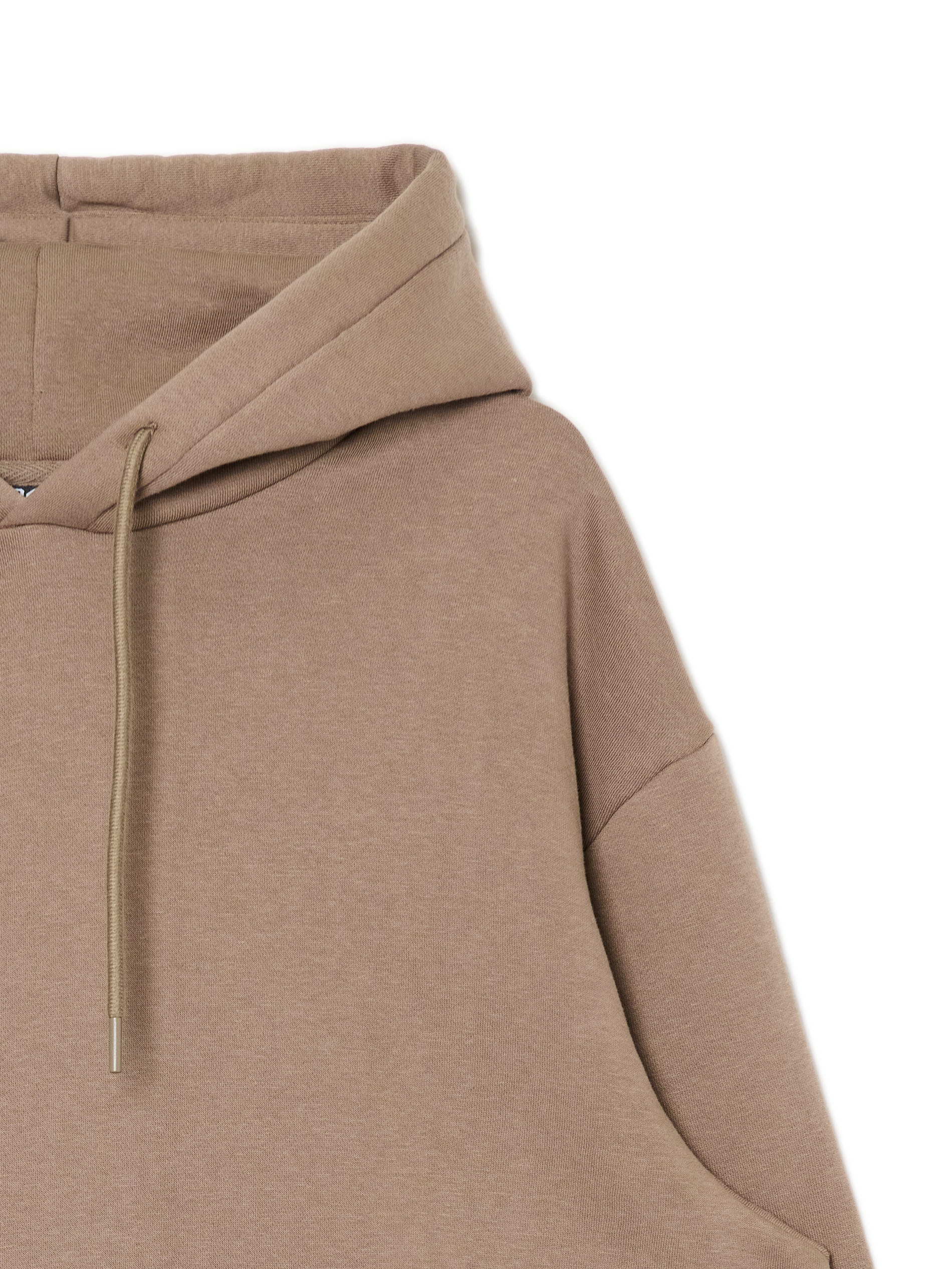 Cropp - Sudadera Con Capucha Lisa - Beige