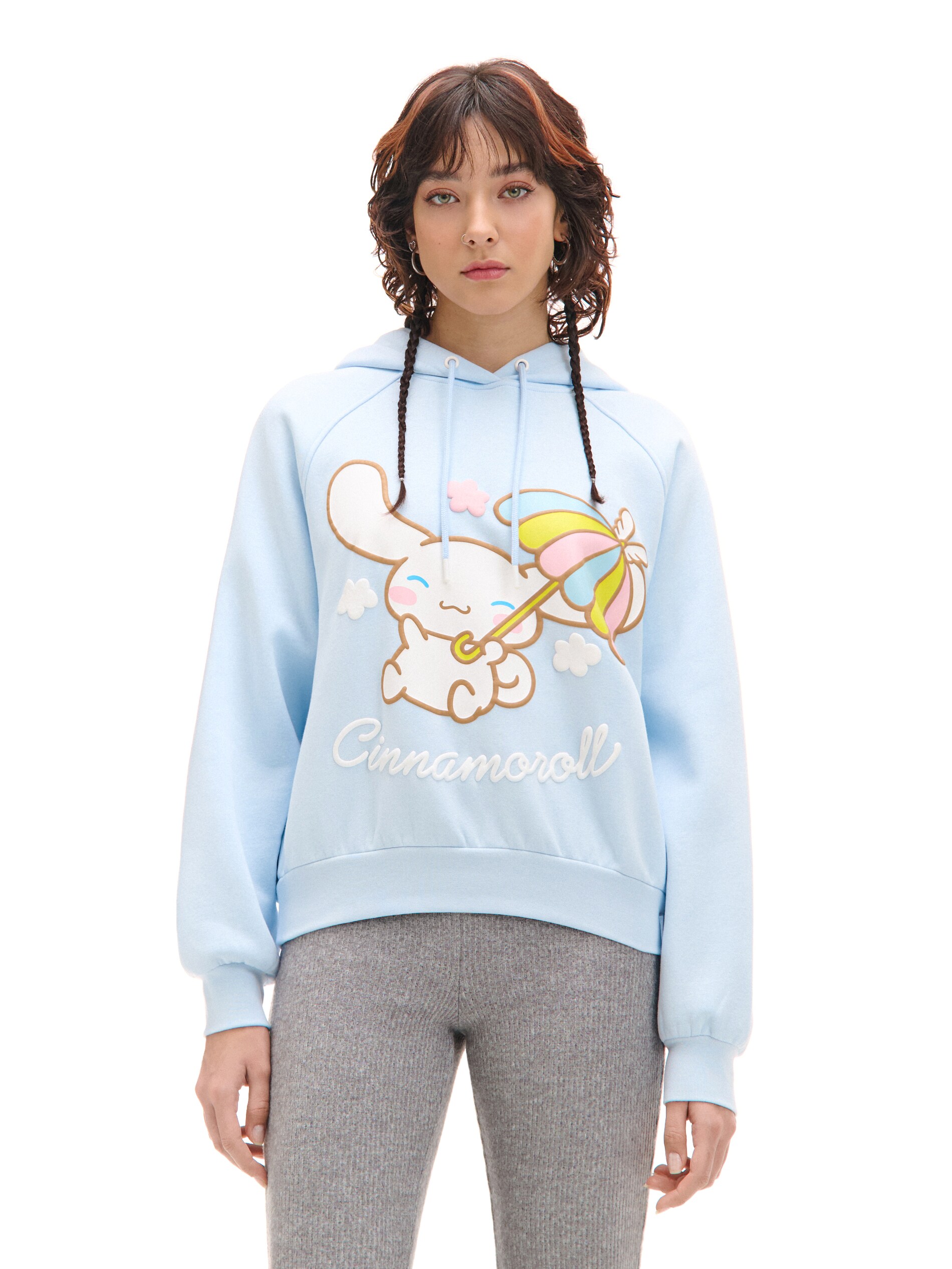 Cropp - Hanorac Cu Imprimeu Cinnamoroll - Albastru-pal