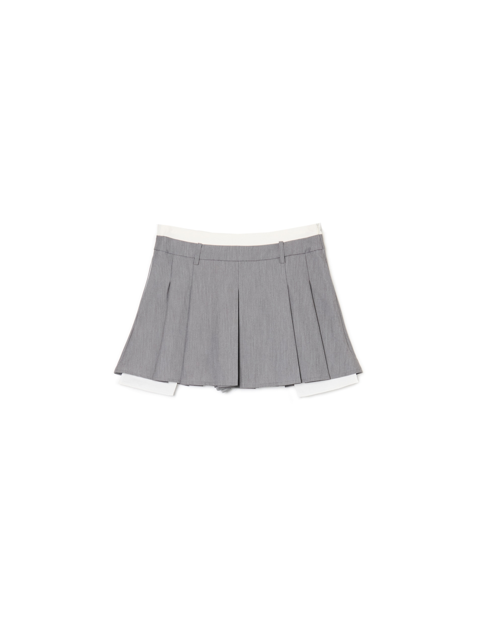 Cropp - Minifalda - Gris Claro