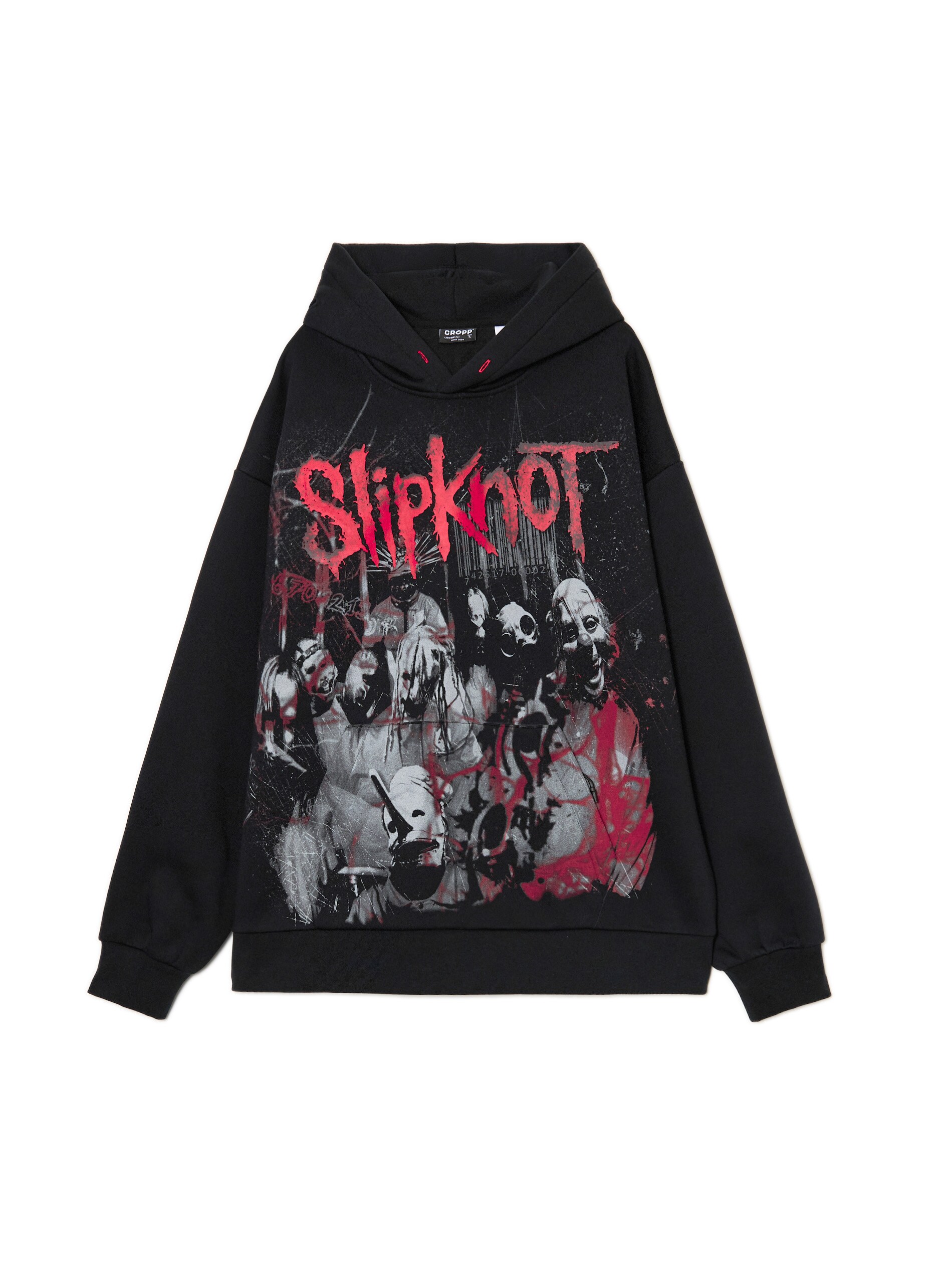 Cropp - Bluză Neagră Cu Glugă Slipknot - Negru