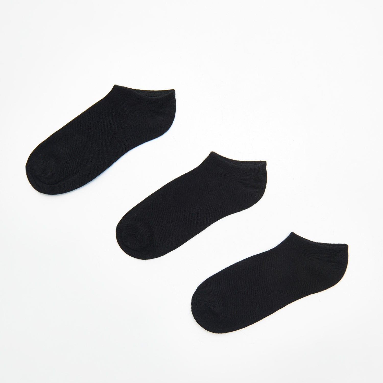 Levně Cropp - 3 pack ponožek - Černý