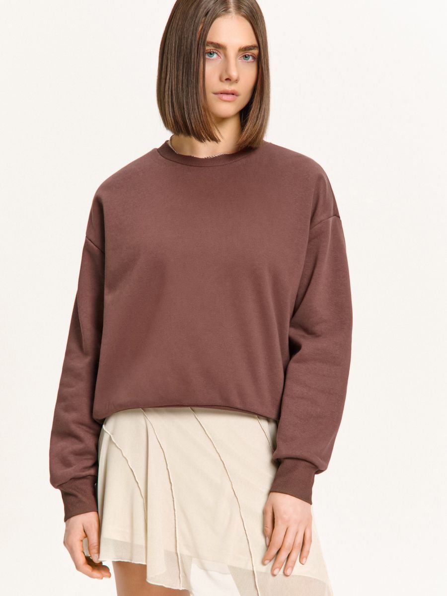 Vienkrāsains džemperis