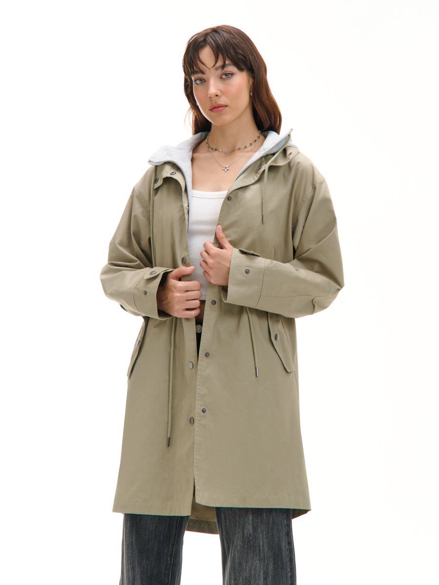 Parka con cappuccio