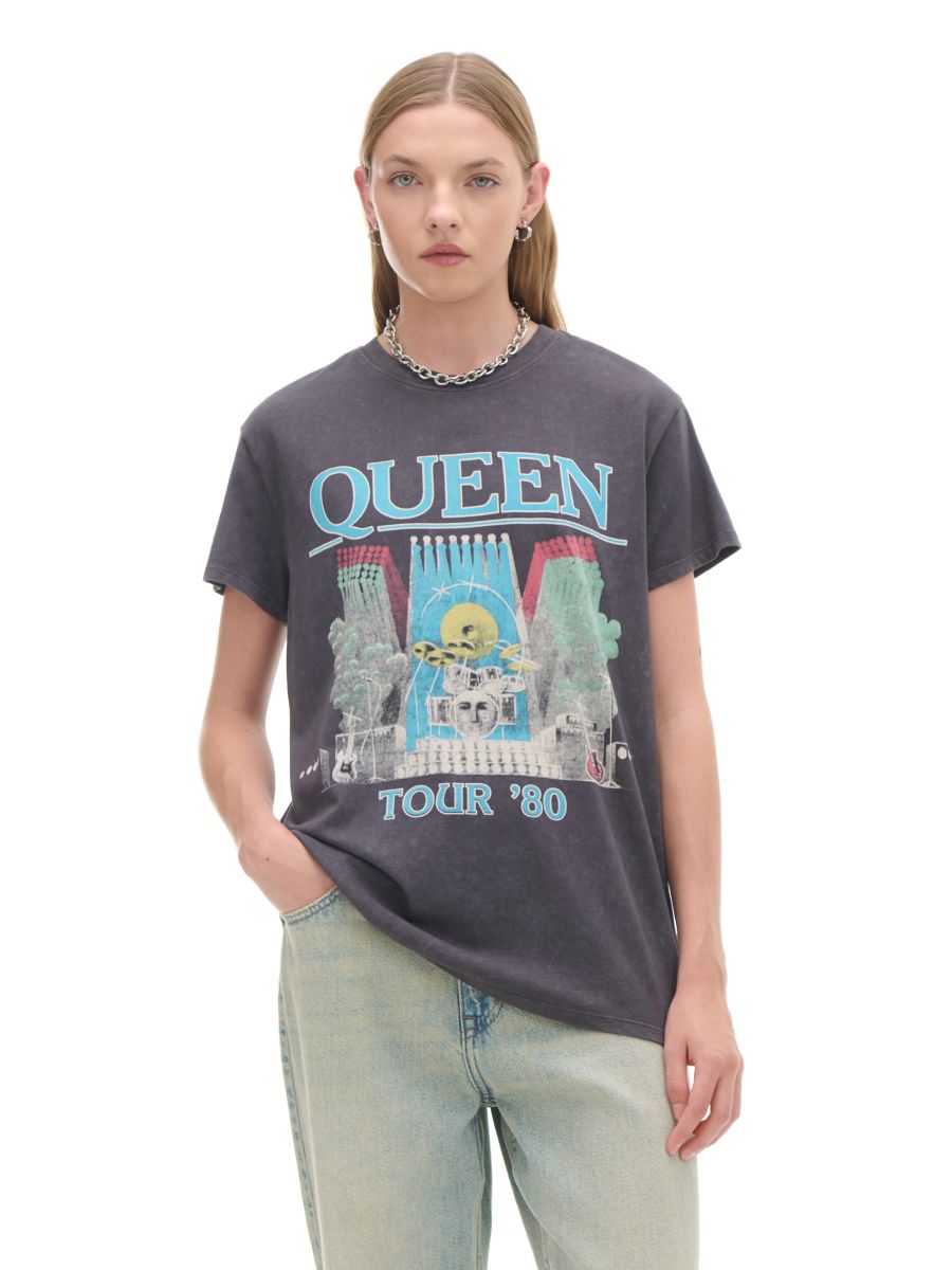 T-shirt con stampa Queen