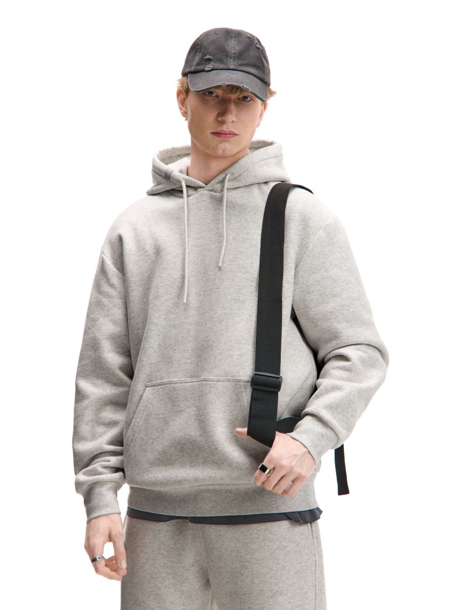 Sudadera con capucha lisa