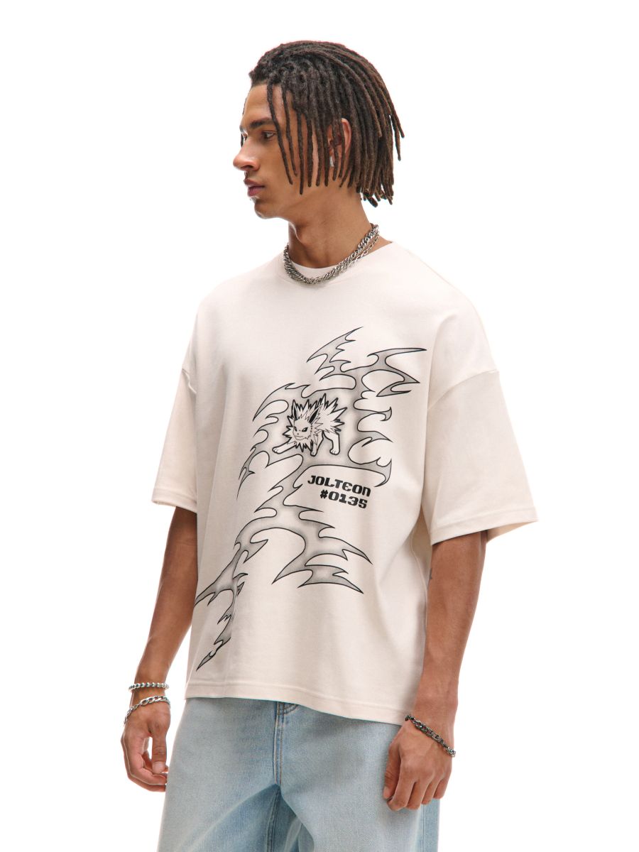 T-shirt cu imprimeu Pokémon Jolteon