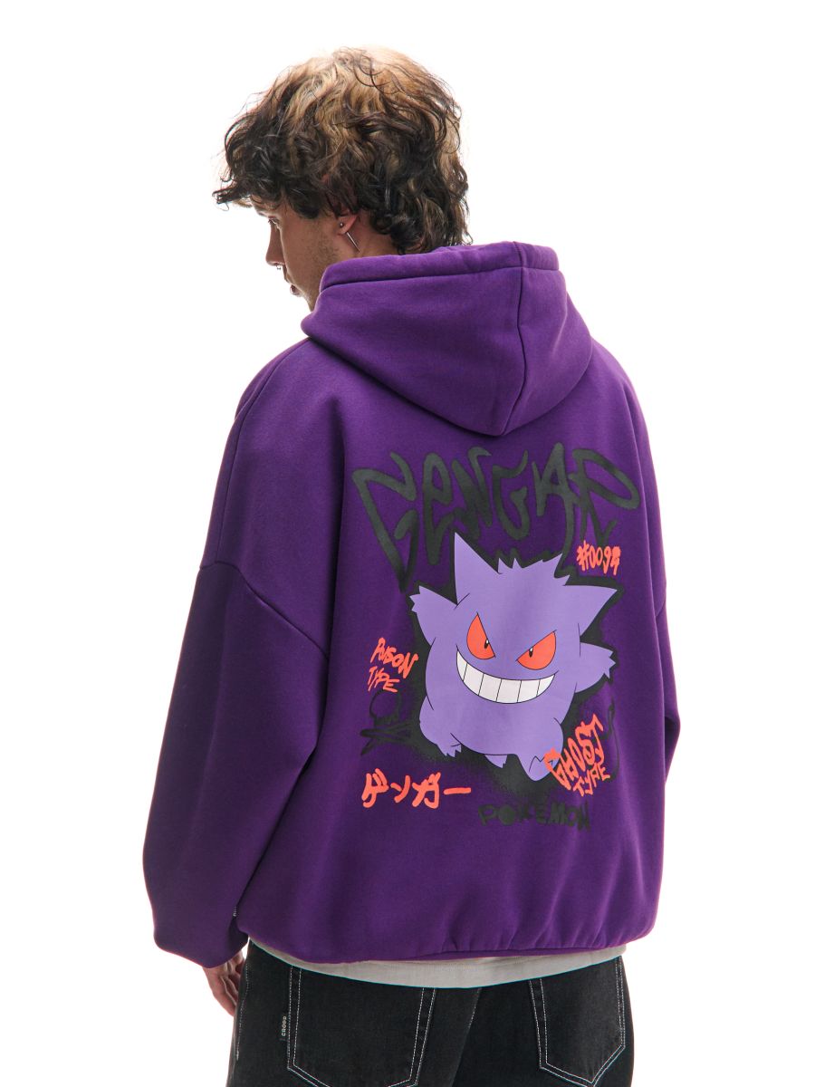 Pulover s kapuco in potiskom Pokémon