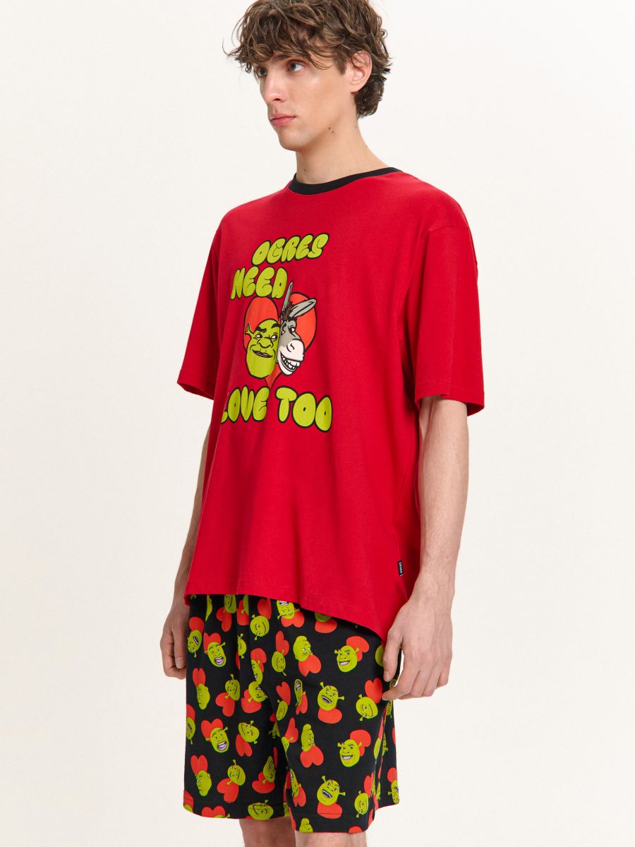 Kétrészes pizsamaszett Shrek