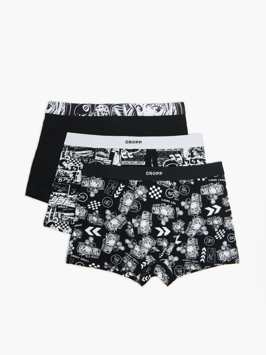 Боксери з принтом, 3 пар
