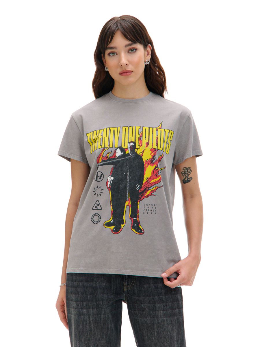 Raštuoti marškinėliai Twenty One Pilots